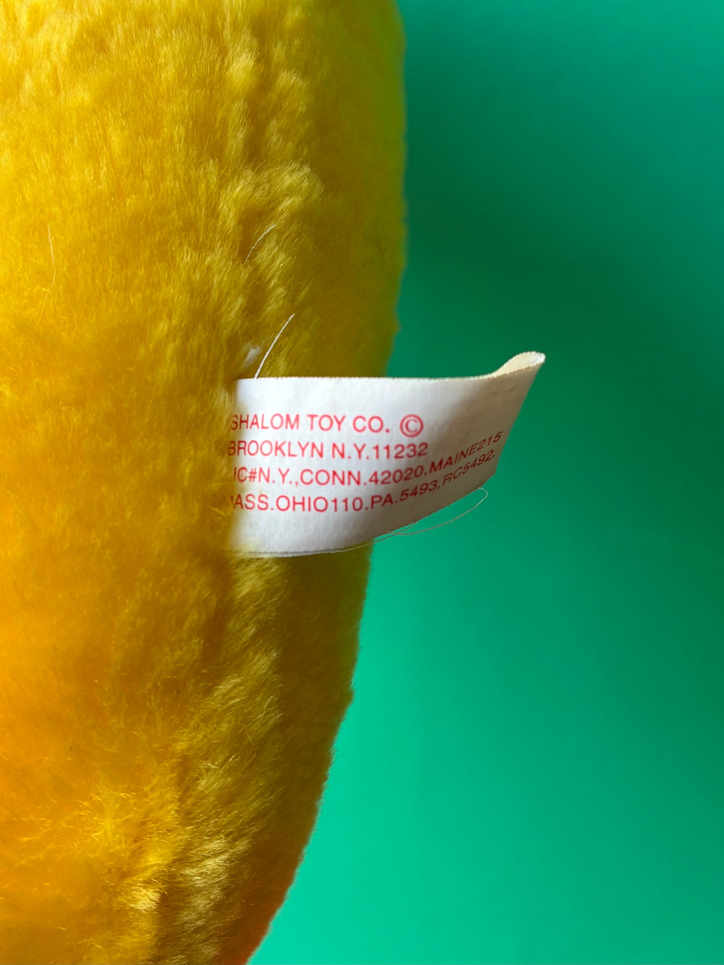 Shalom Toy Co.・Banana・Plush / シャロームトイカンパニー・バナナ・ぬいぐるみ