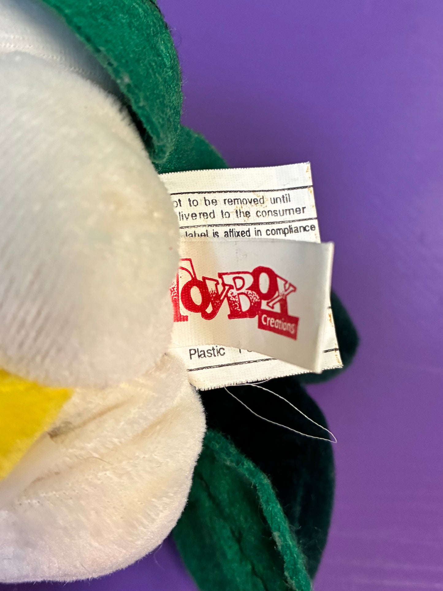 1990's・Veggie Friend Seedies・Collie Flower・Beanbag Plush / ベジフレンズ・カリフラワー・ぬいぐるみ