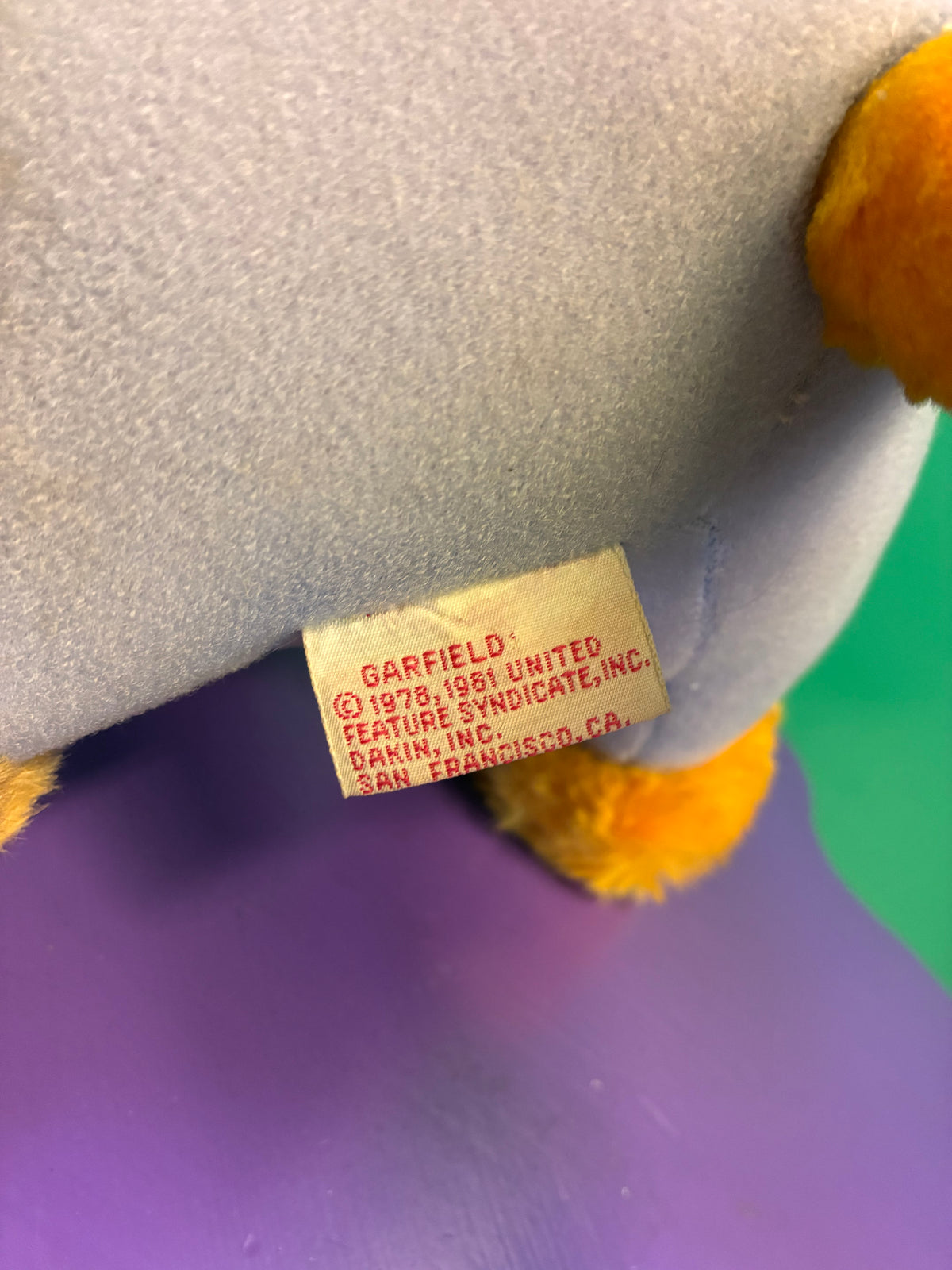 1980's・Dakin・Garfield・Plush /ビンテージ・ガーフィールド・ぬいぐるみ