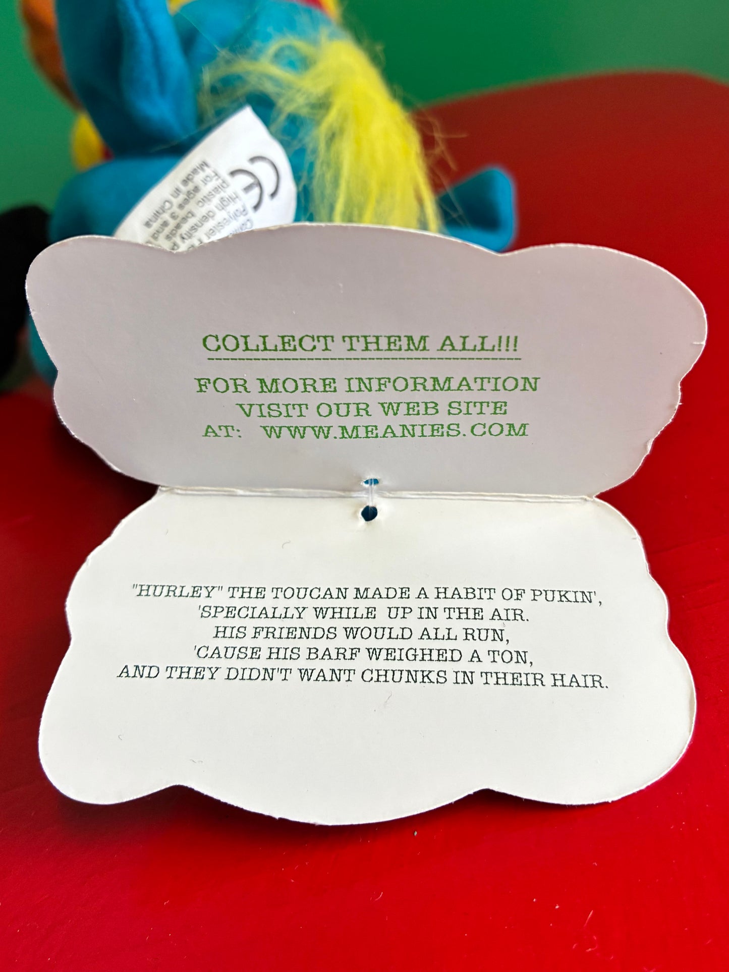 Meanies・"Harley" The Toucan・Plush / ミーニーズ・ゲロ鳥・ぬいぐるみ