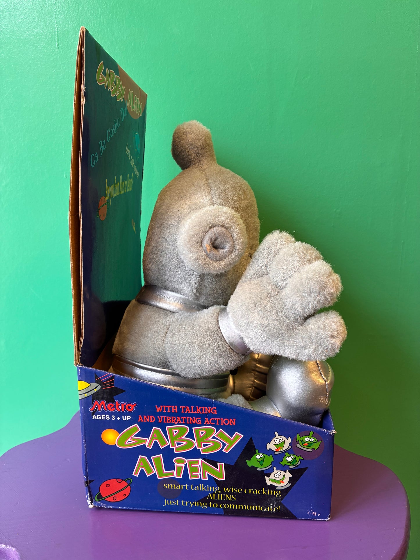 【箱付き】1998・Metro Toy・Gabby Alien・Plush / メトロトイ・ギャビーエイリアン・ぬいぐるみ