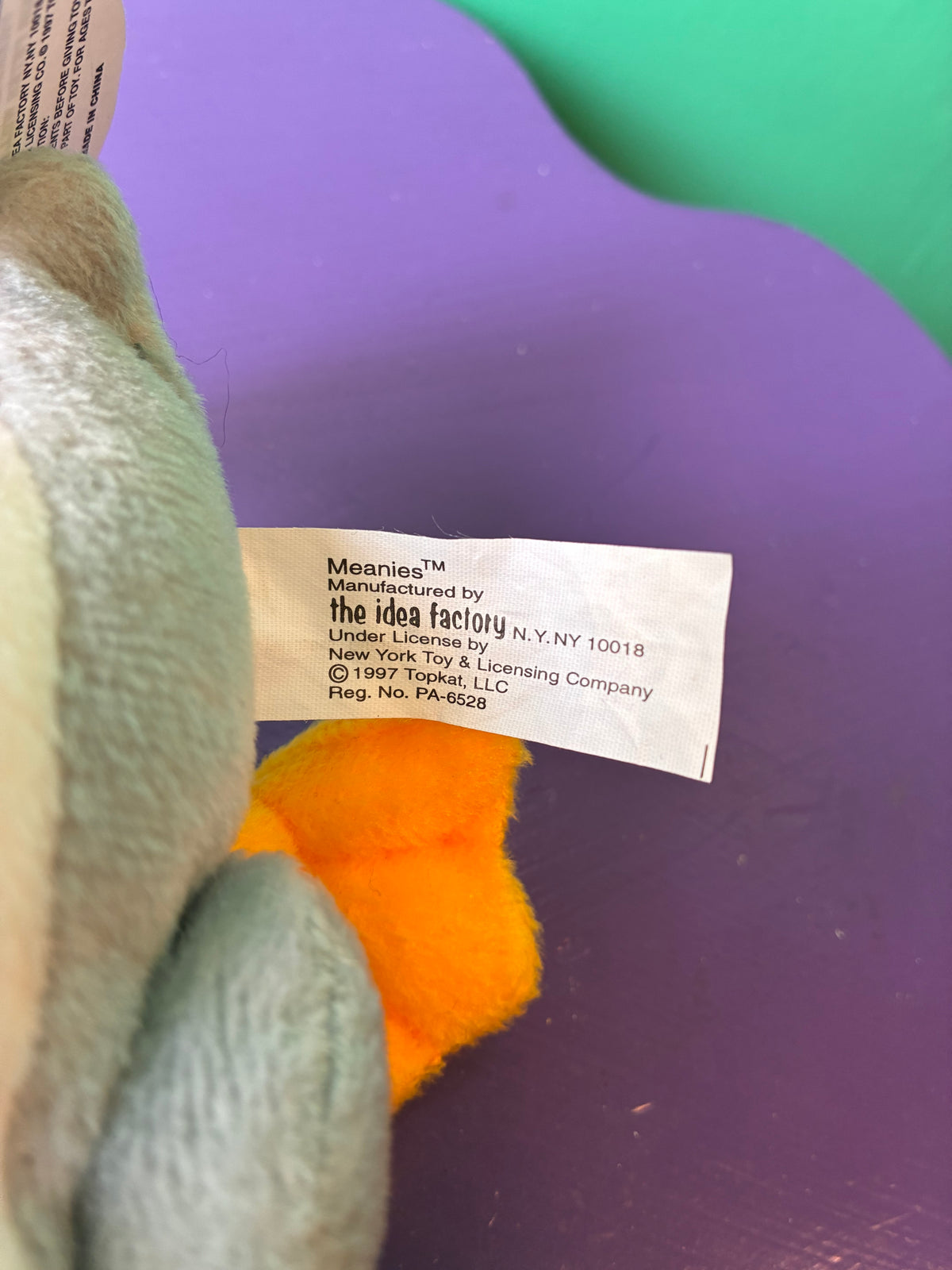 Meanies・"Peter" Gotta Peagull・Plush / ミーニーズ・腹痛鳥・ぬいぐるみ