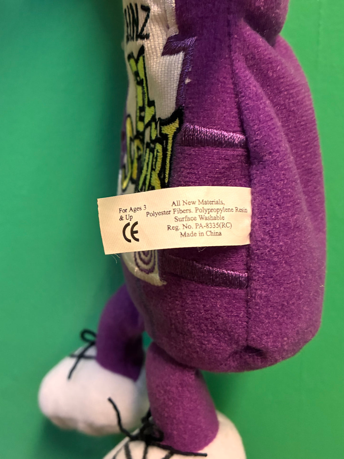 Heinz・EZ Squirt・Funky Purple・Plush / ハインツ・イージースクワート・ファンキーパープル・ぬいぐるみ