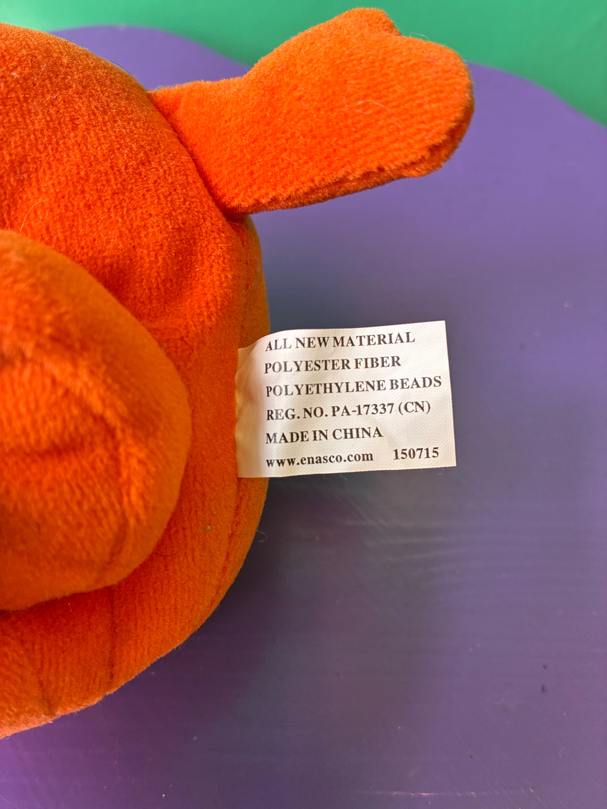 Enasco・Orange・Beanbag Plush / オレンジ・ぬいぐるみ