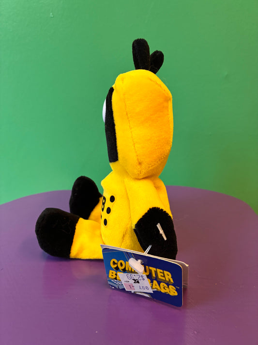 1990's・Dan Dee・Computer Bean Bags "WEB"・Yellow /ビンテージ・ダンディー・コンピューター・ぬいぐるみ