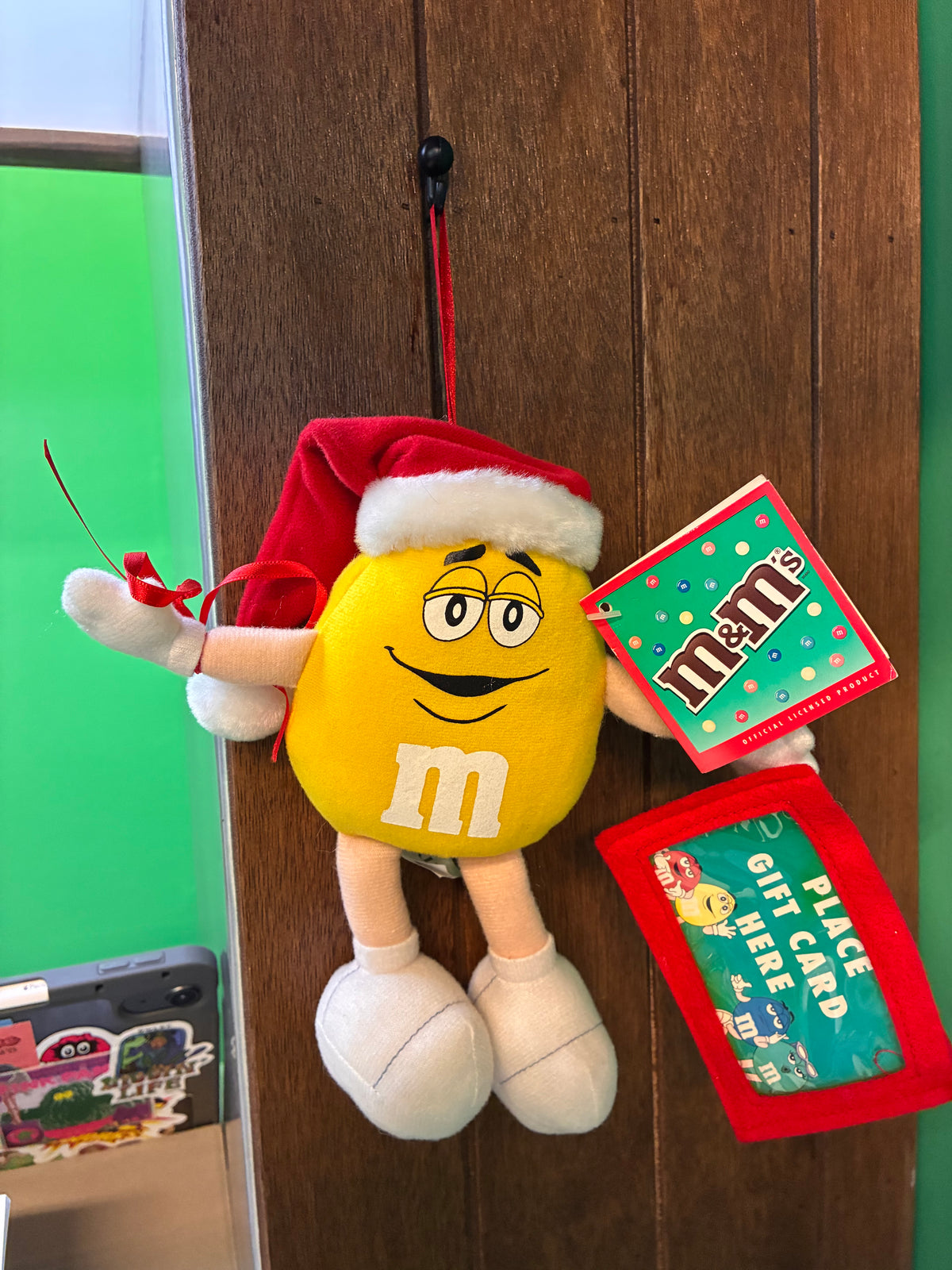 Galerie・M&M’S・Yellow・Santa Hat・Plush / エムアンドエムズ・イエロー・クリスマス・サンタ帽・ぬいぐるみ