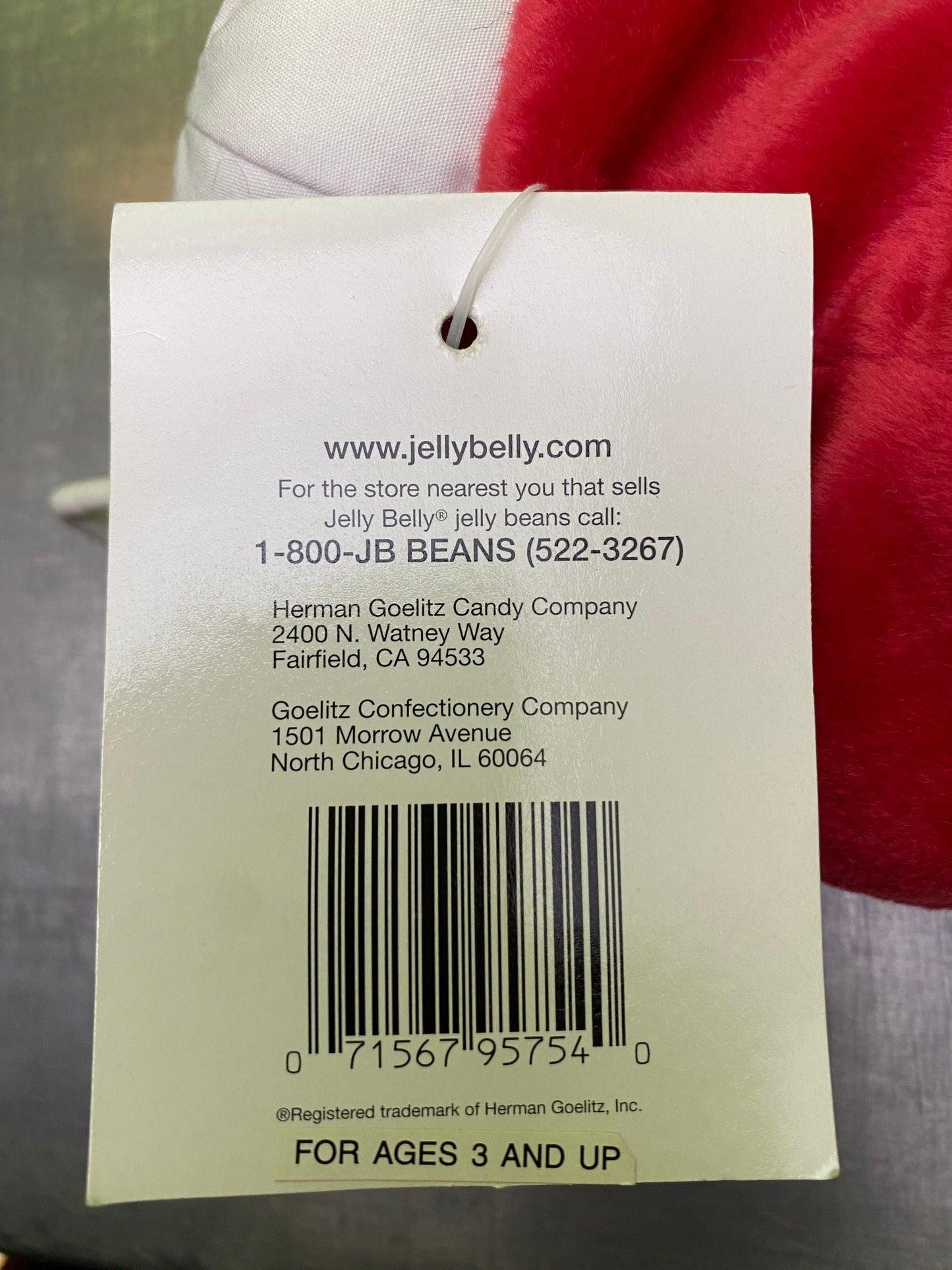 Mr. Jelly Belly・Very Cherry・Bean Bag・Plush / ミスタージェリーベリー・ベリーチェリー・ぬいぐるみ