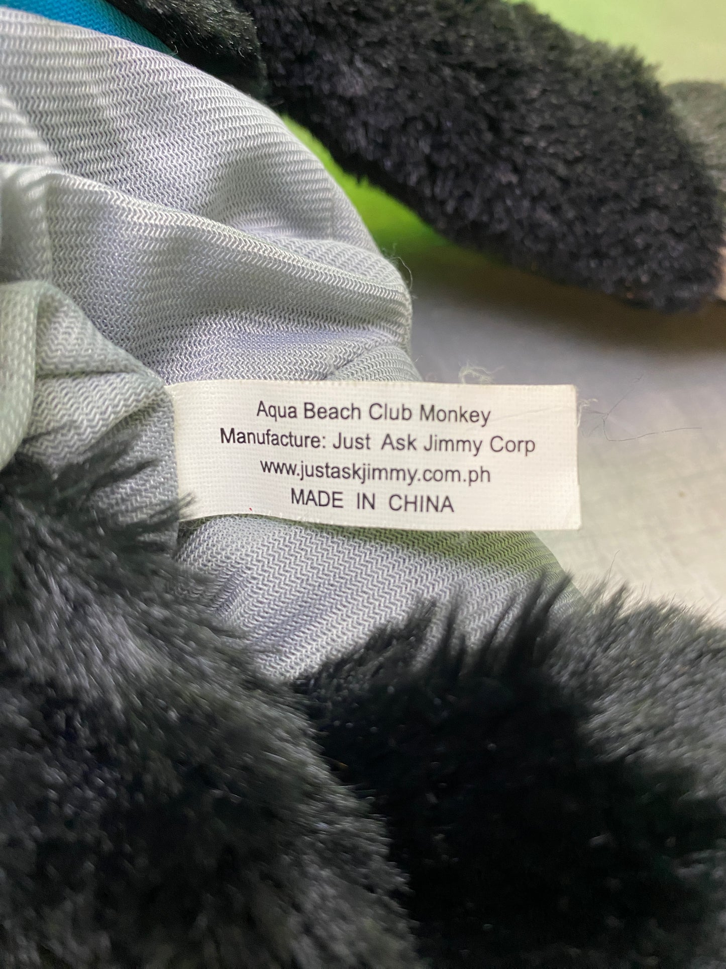 Just Ask Jimmy Hotel・Monkey・Plush / モンキー・サル・タバコ・ぬいぐるみ・50cm