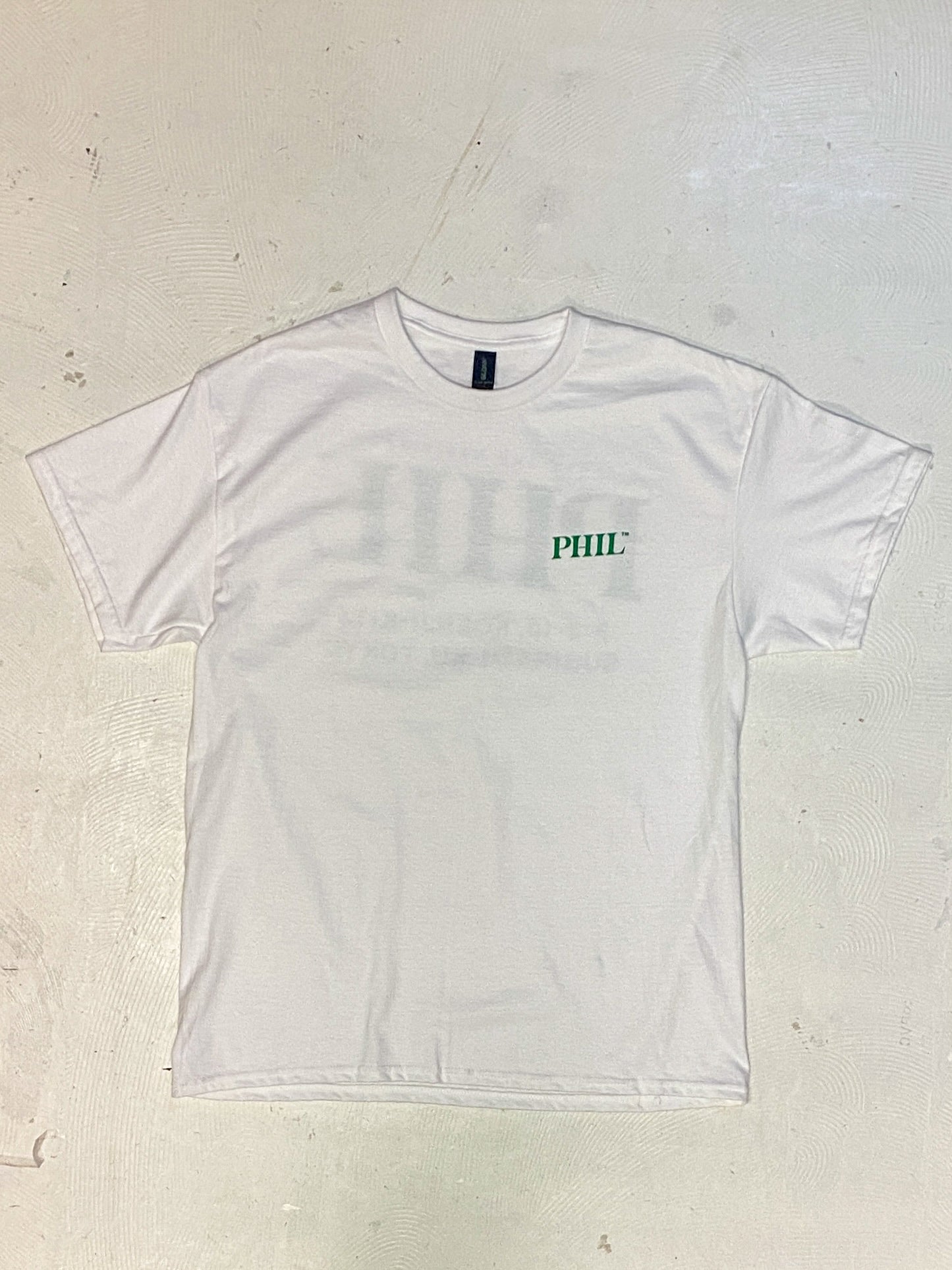 PHIL STORE S/S TEE (GREEN LOGO)