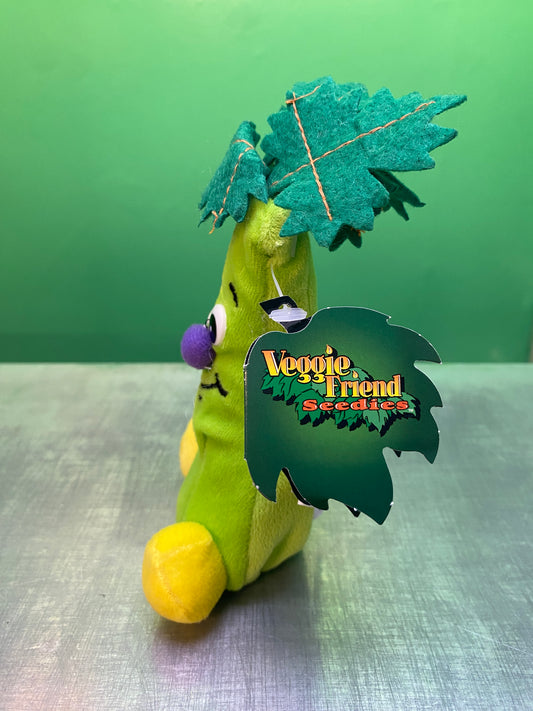 1990's・Veggie Friend Seedies・Crunchy Celery・Beanbag Plush / ベジフレンズ・セロリ・ぬいぐるみ