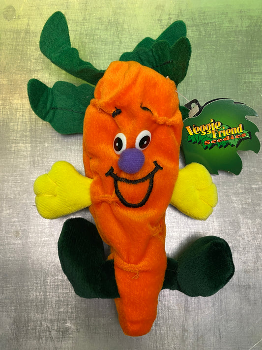 1990's・Veggie Friend Seedies・Beta Carrot・Beanbag Plush / ベジフレンズ・ニンジン・ぬいぐるみ