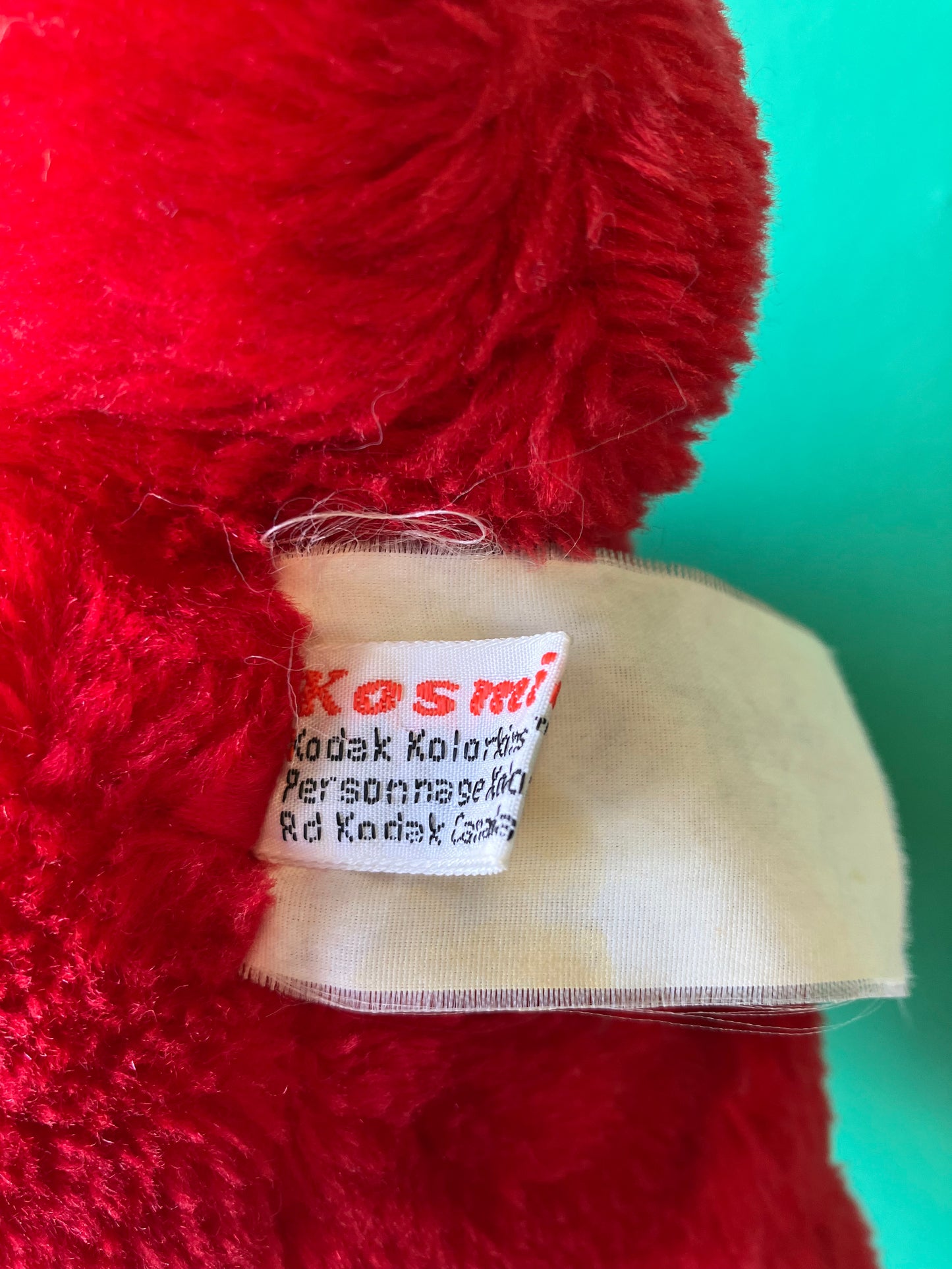 【訳アリ】1989・Kodak Kolorkins・Kosmic / ビンテージ・コダック カラーキンズ・コズミック・ぬいぐるみ