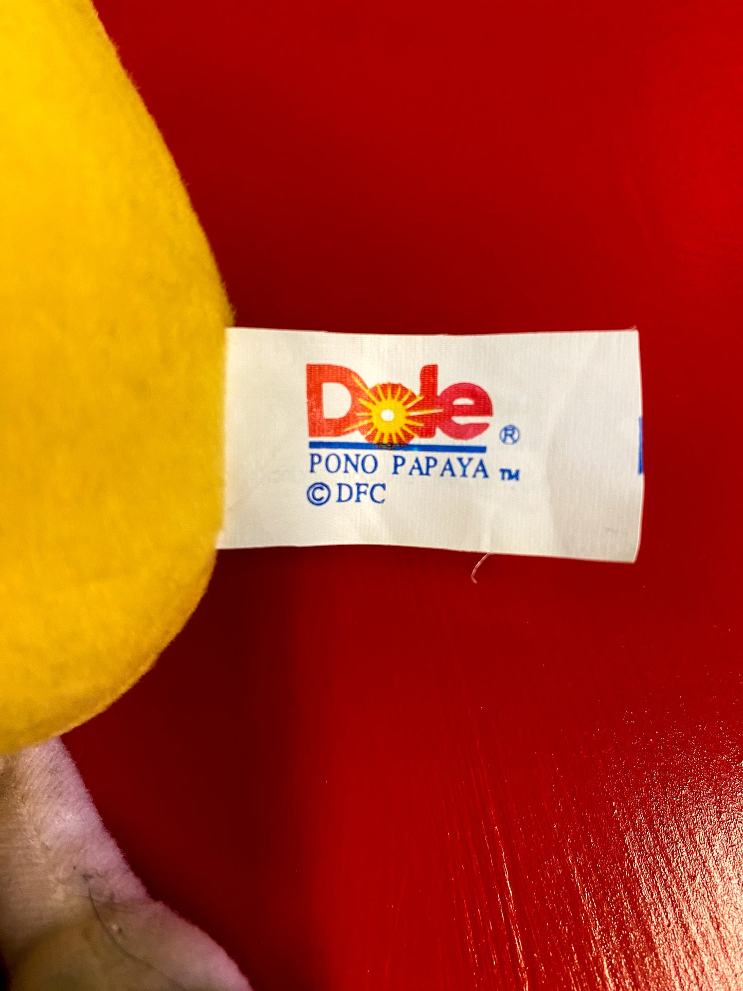 1999・Dole Fruit Bean Bag Plush / ドール・ぬいぐるみ・パパイヤ