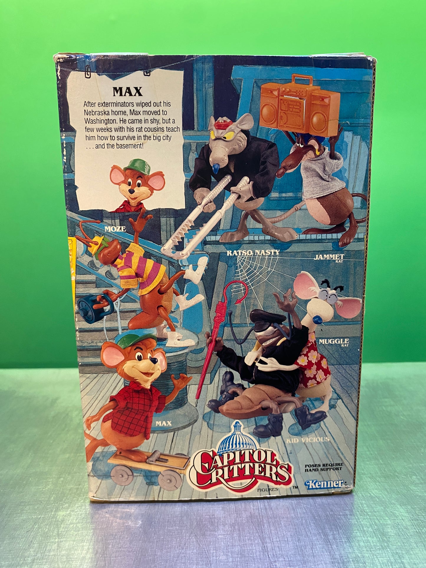 Capitol Critters・Squash Em・Max・figure / キャピトルクリッターズ・マックス・スケーター・アクションフィギュア
