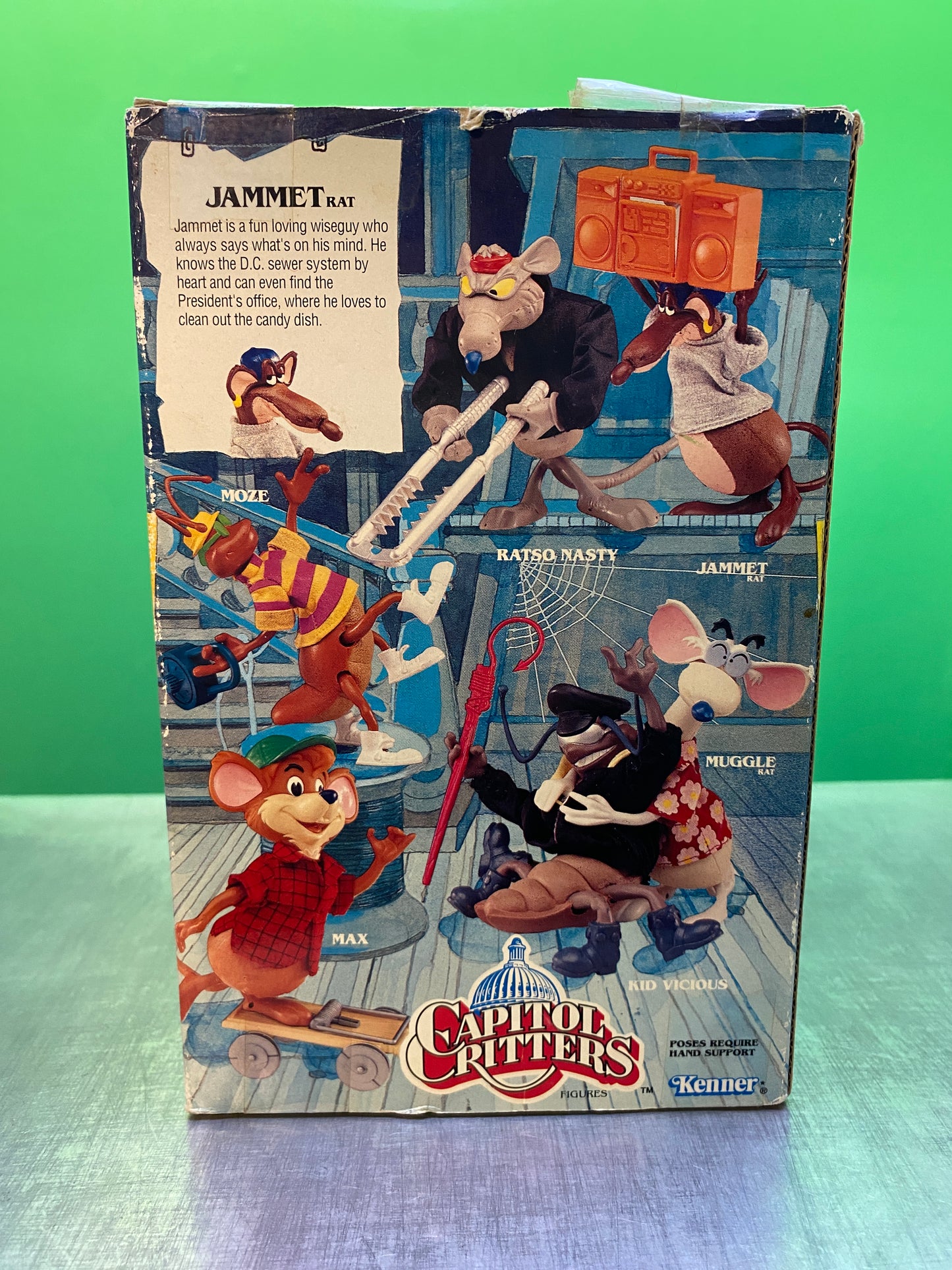 Capitol Critters・Squash Em・Jammet・figure / キャピトルクリッターズ・ジャメット・ラジカセ・アクションフィギュア