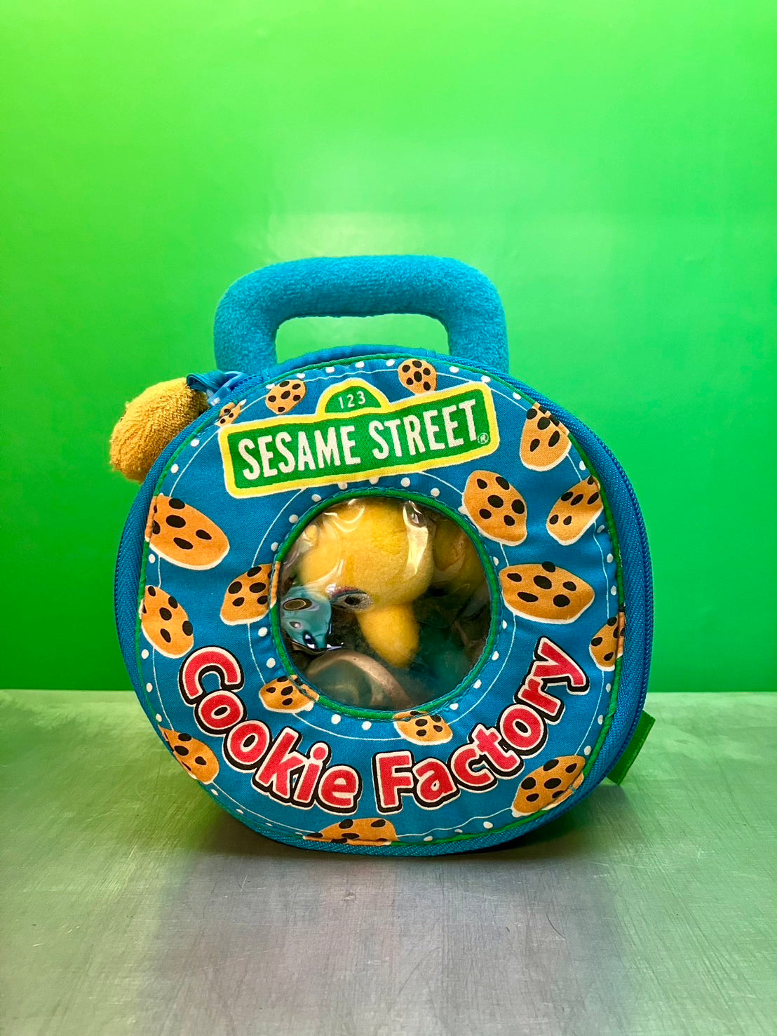 2005・GUND・SESAME STREET・Cookie Factory Playset / セサミストリート・クッキーファクトリー プレイセット・ぬいぐるみ