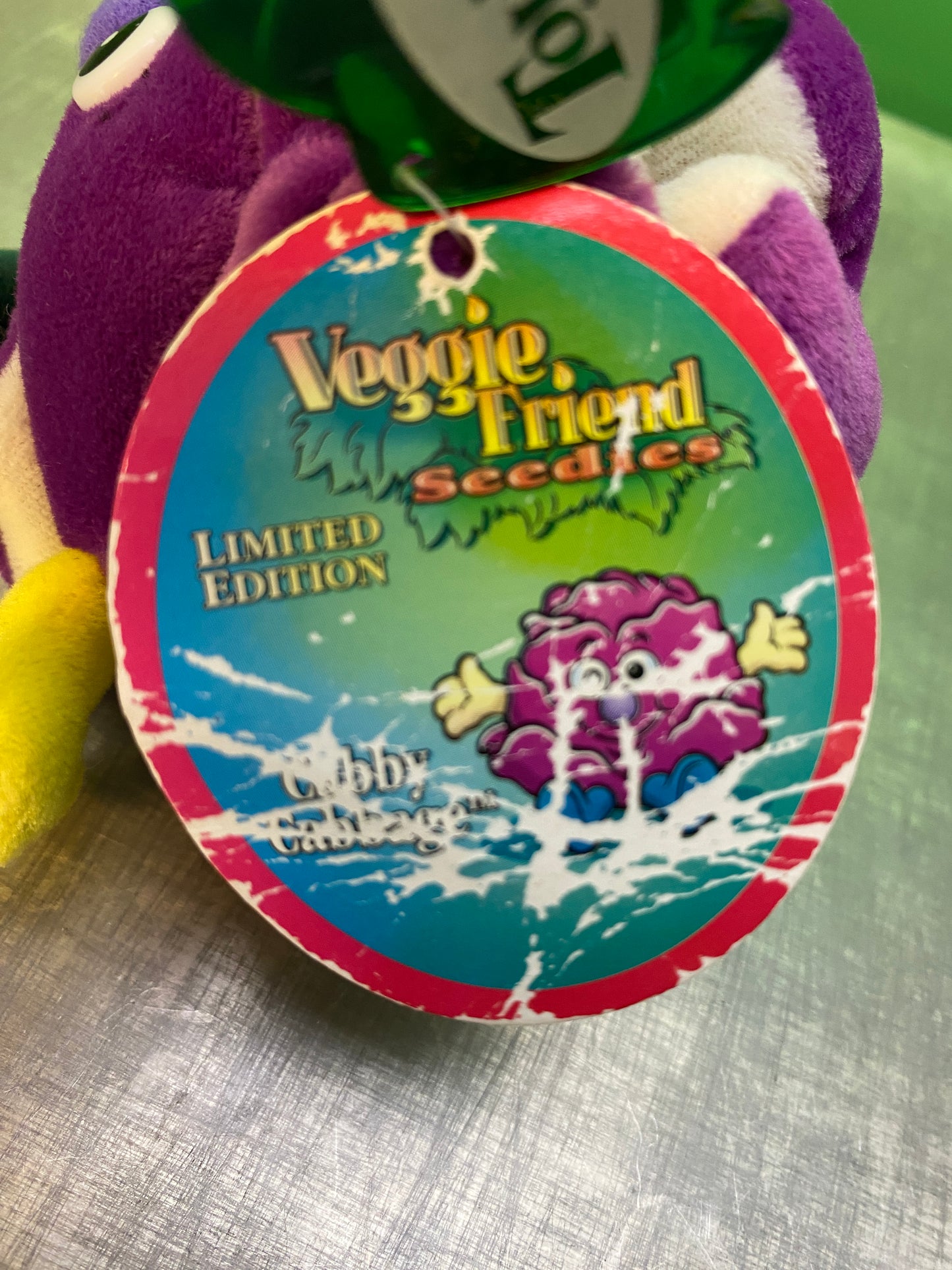1990's・Veggie Friend Seedies・Cabby Cabbage・Beanbag Plush / ベジフレンズ・紫キャベツ・ぬいぐるみ