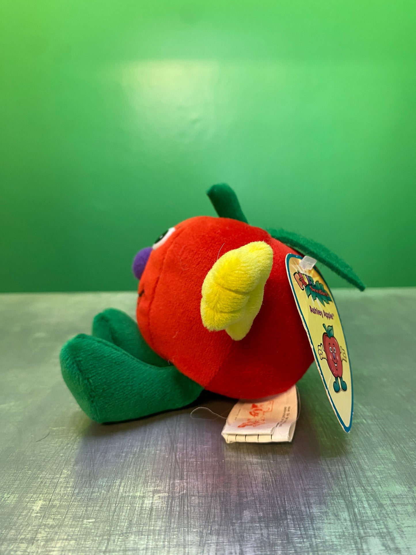 1990's・Veggie Friend Seedies・Ashley Apple・Beanbag Plush / ベジフレンズ・りんご・ぬいぐるみ