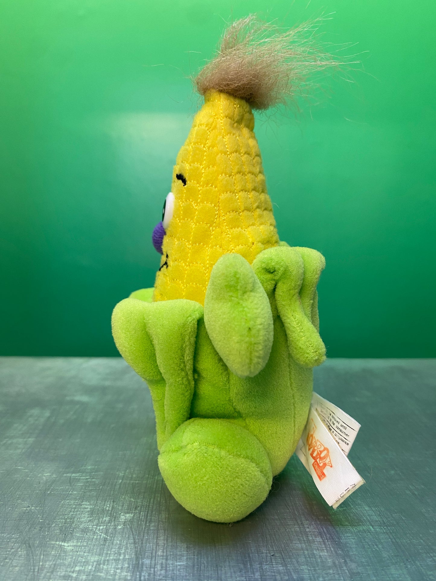 1990's・Veggie Friend Seedies・Corny on the Cob・Beanbag Plush / ベジフレンズ・とうもろこし・コーン・ぬいぐるみ
