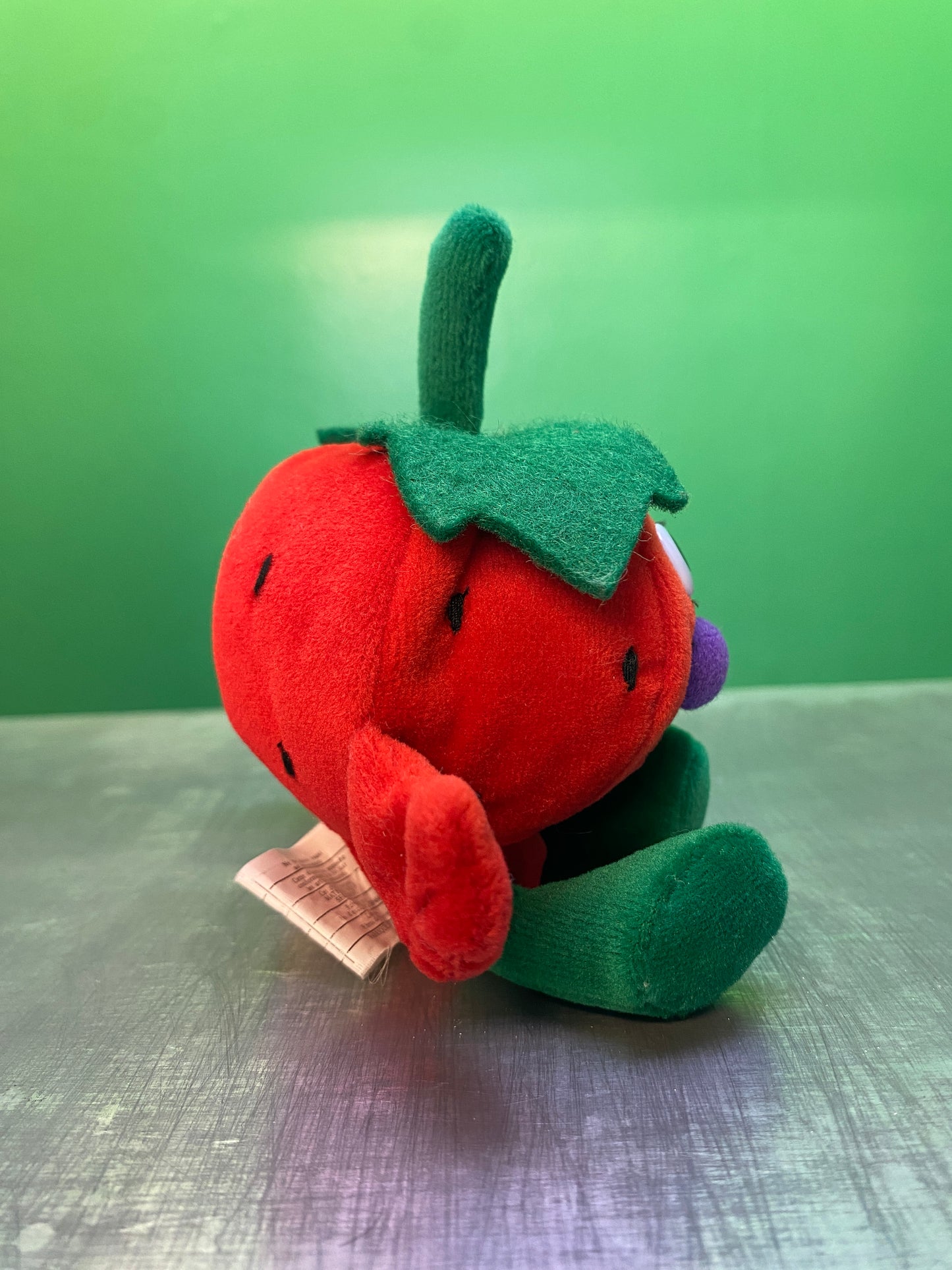 1990's・Veggie Friend Seedies・Stu Strawberry・Beanbag Plush / ベジフレンズ・いちご・ストロベリー・ぬいぐるみ