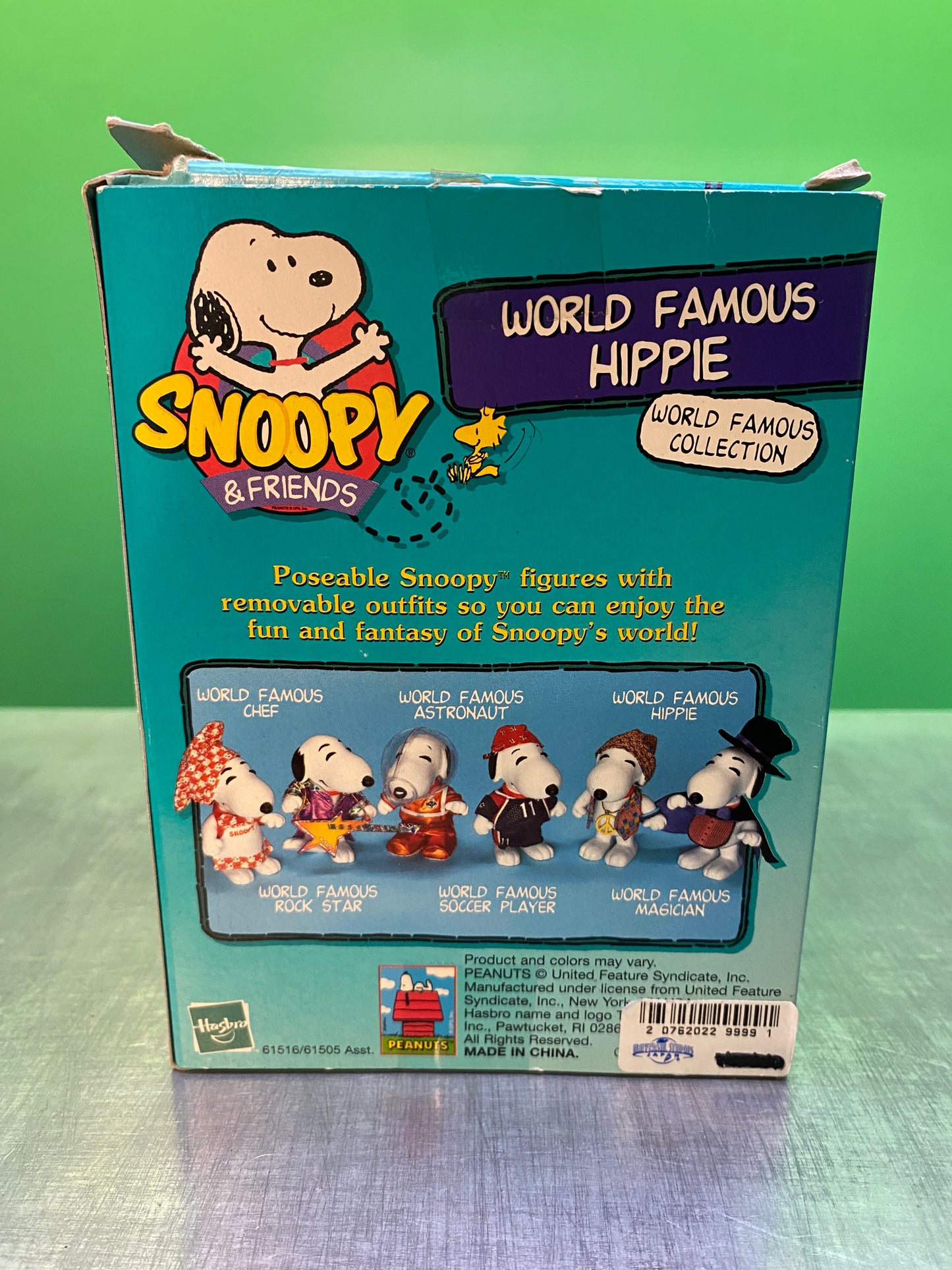 1999・Hasbro・Snoopy&Friends・World Famous Hippie・Figure / スヌーピー・ヒッピー・フィギュア