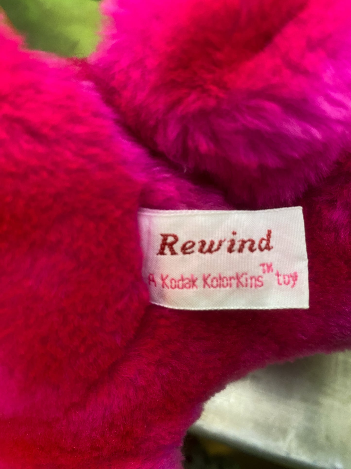 1991・Kodak Kolorkins・Rewind / ビンテージ・コダック カラーキンズ・リワインド・ぬいぐるみ