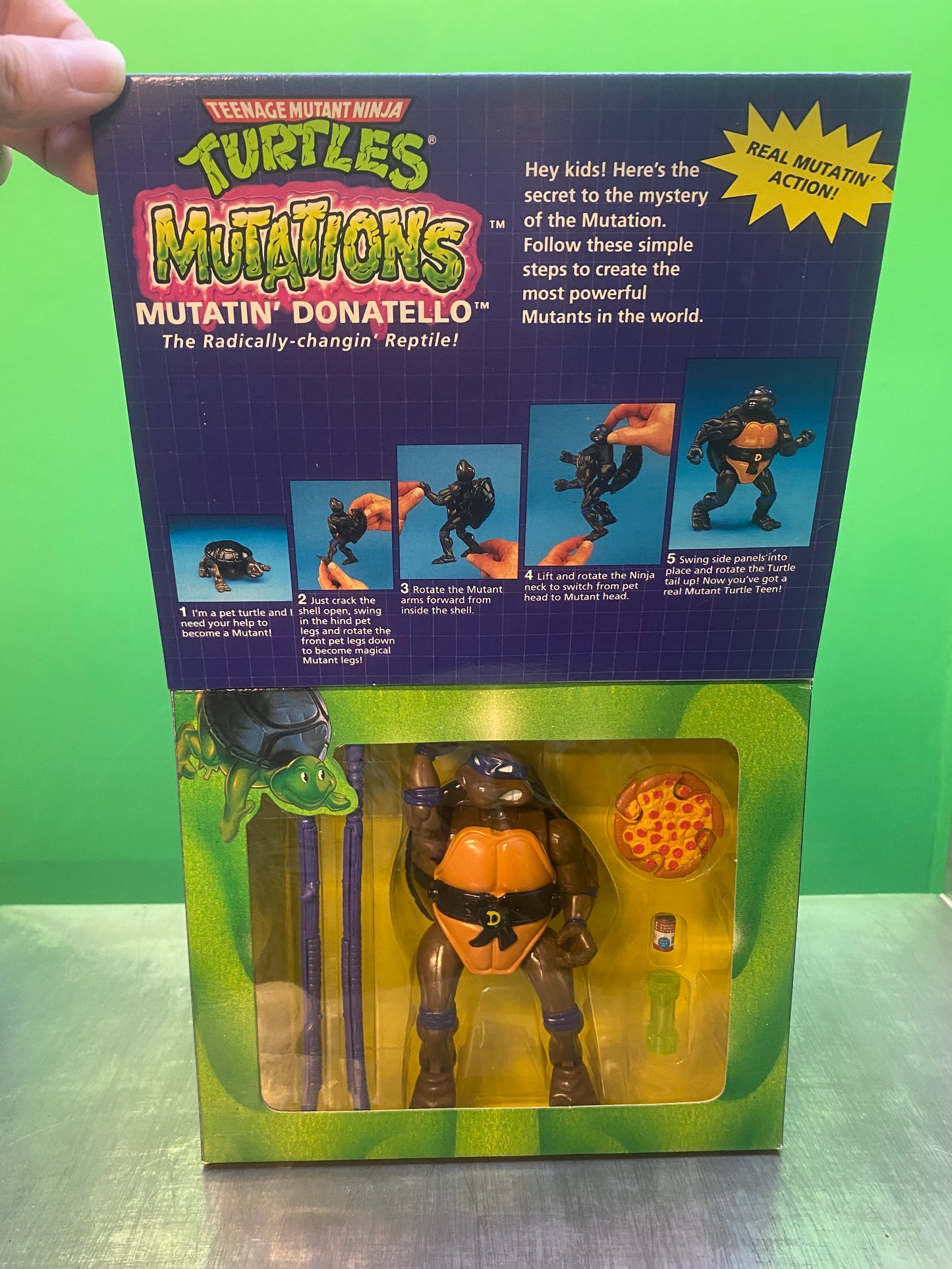 1992・TMNT・Mutations・Mutatin’ Donatello・Action Figure / ミュータントタートルズ・ミュータンテイン ドナテロ・アクションフィギュア
