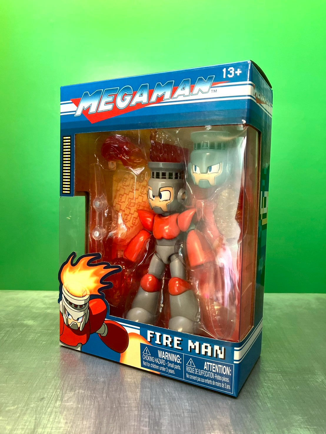 【新品】2024・JADA TOYS・MEGA MAN・FIRE MAN・Action Figure / ロックマン・ファイヤーマン・フィギュア