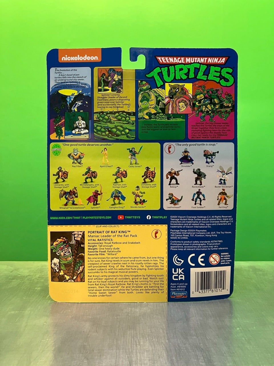 2024・Playmates・Teenage Mutant Ninja Turtles・Mutant Classic Figures set of 4 / プレイメイツ・タートルズ・ミュータント・フィギュア 4体セット