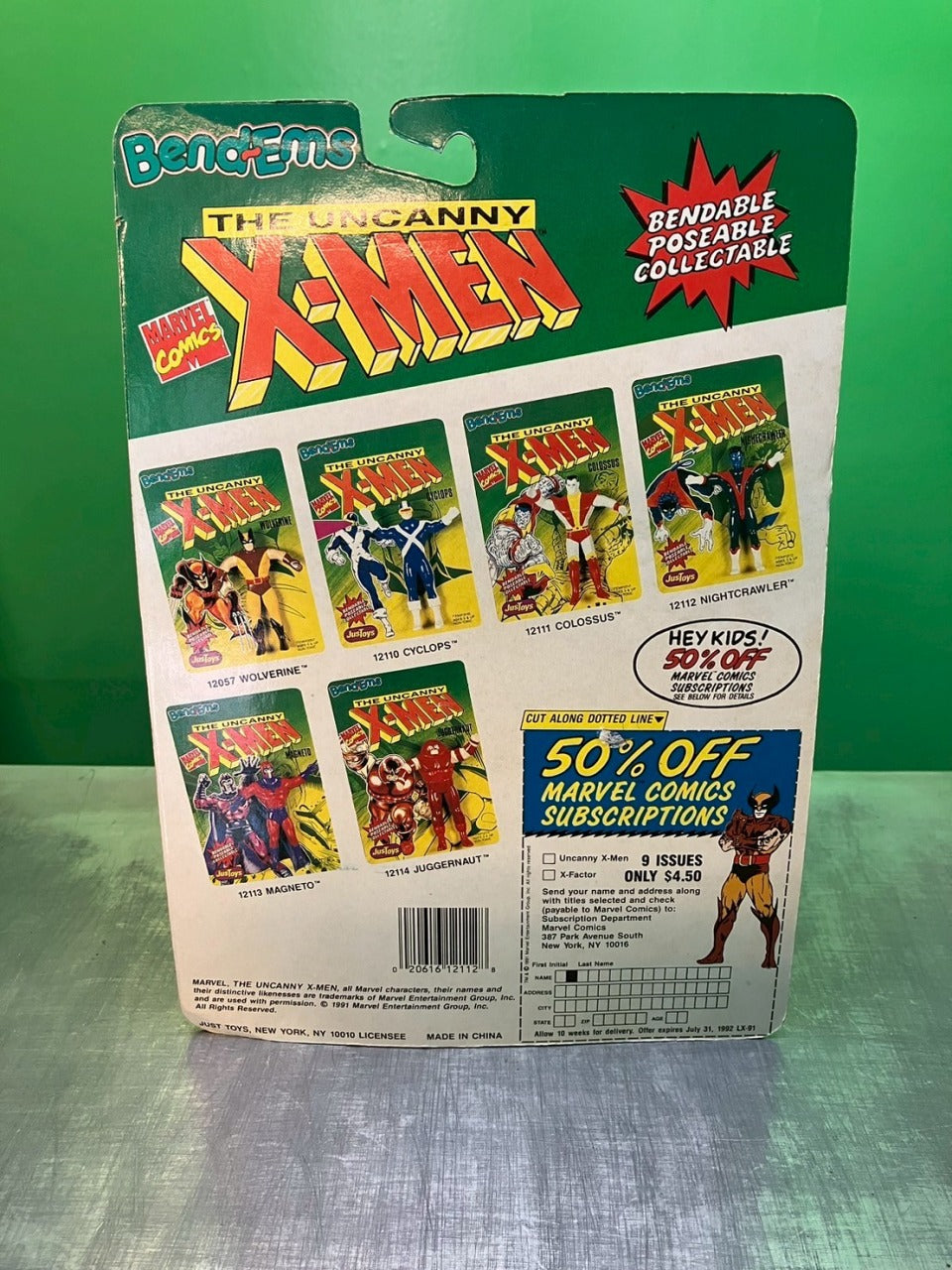 1991・Just Toys・Bend-Ems・The Uncanny X-Men / エックスメン・フィギュア 6体セット