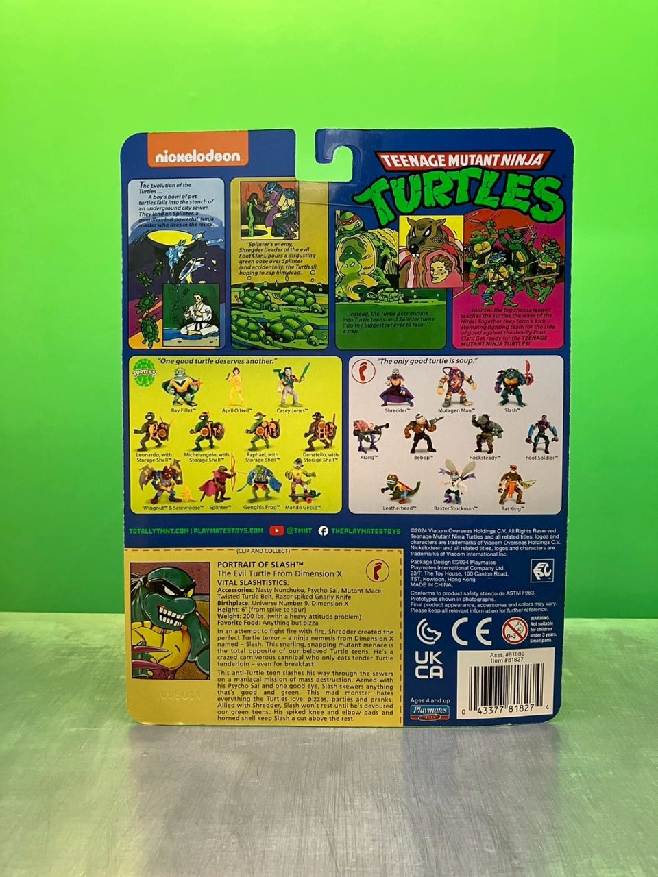2024・Playmates・Teenage Mutant Ninja Turtles・Mutant Classic Figures set of 4 / プレイメイツ・タートルズ・ミュータント・フィギュア 4体セット