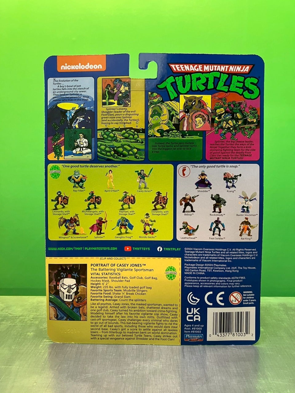 2024・Playmates・Teenage Mutant Ninja Turtles・Mutant Classic Figures set of 4 / プレイメイツ・タートルズ・ミュータント・フィギュア 4体セット
