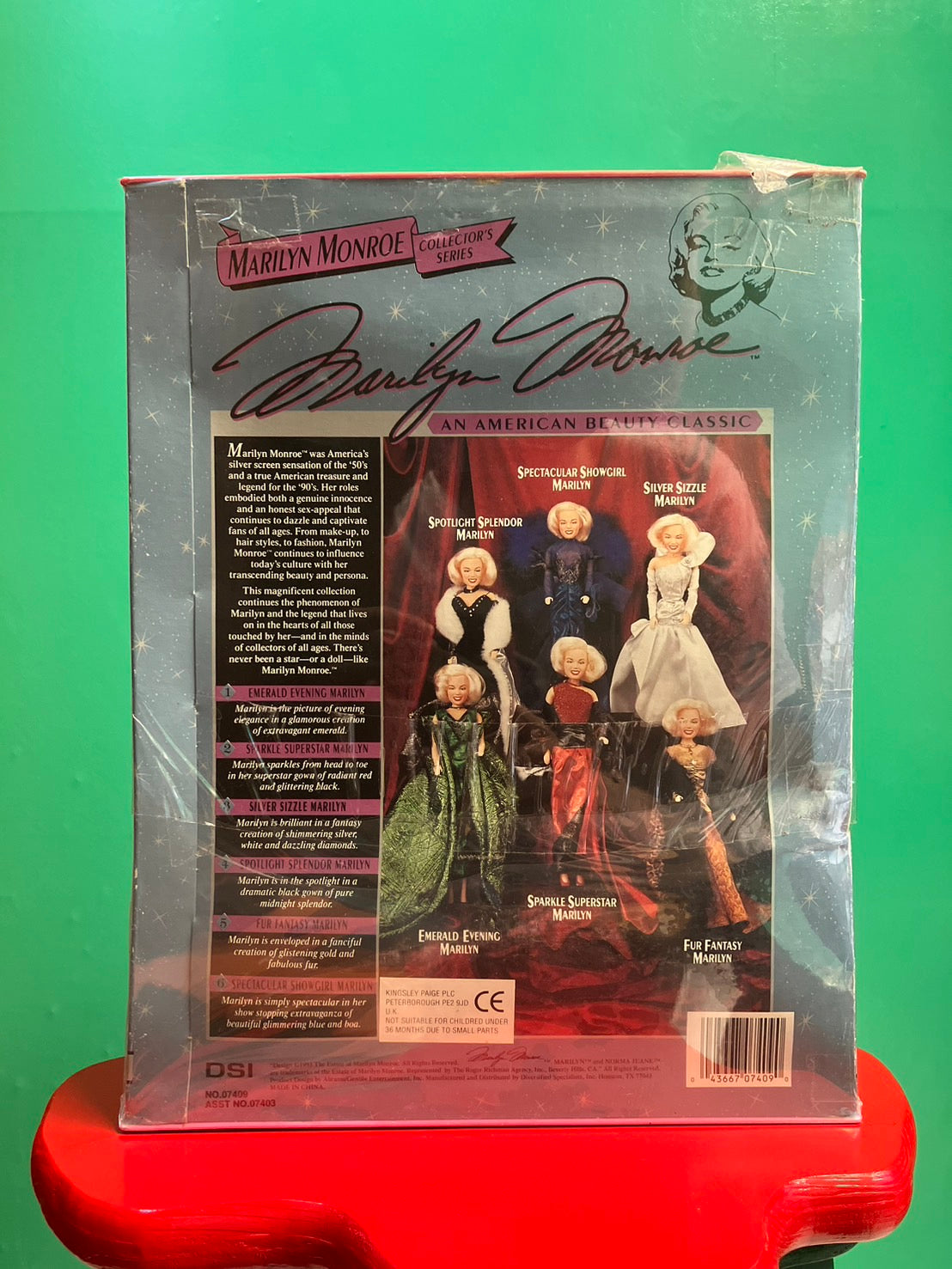 1993・Marilyn Monroe Collector's Series / マリリンモンロー・ドール・フィギュア6体セット