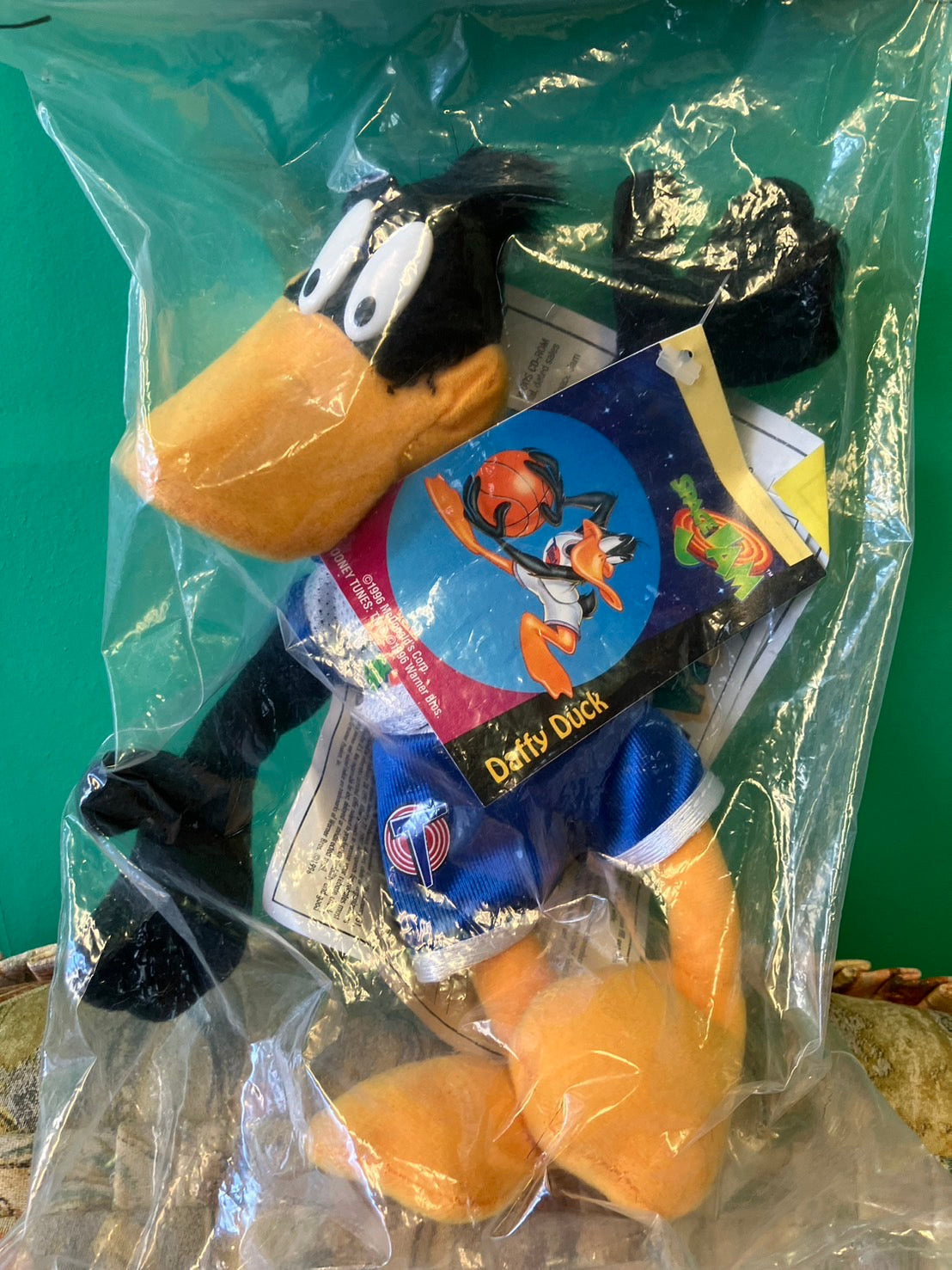 1996・Space Jam・Looney Tunes・Daffy Duck / スペース ジャム・ダフィー ダック・人形・ぬいぐるみ