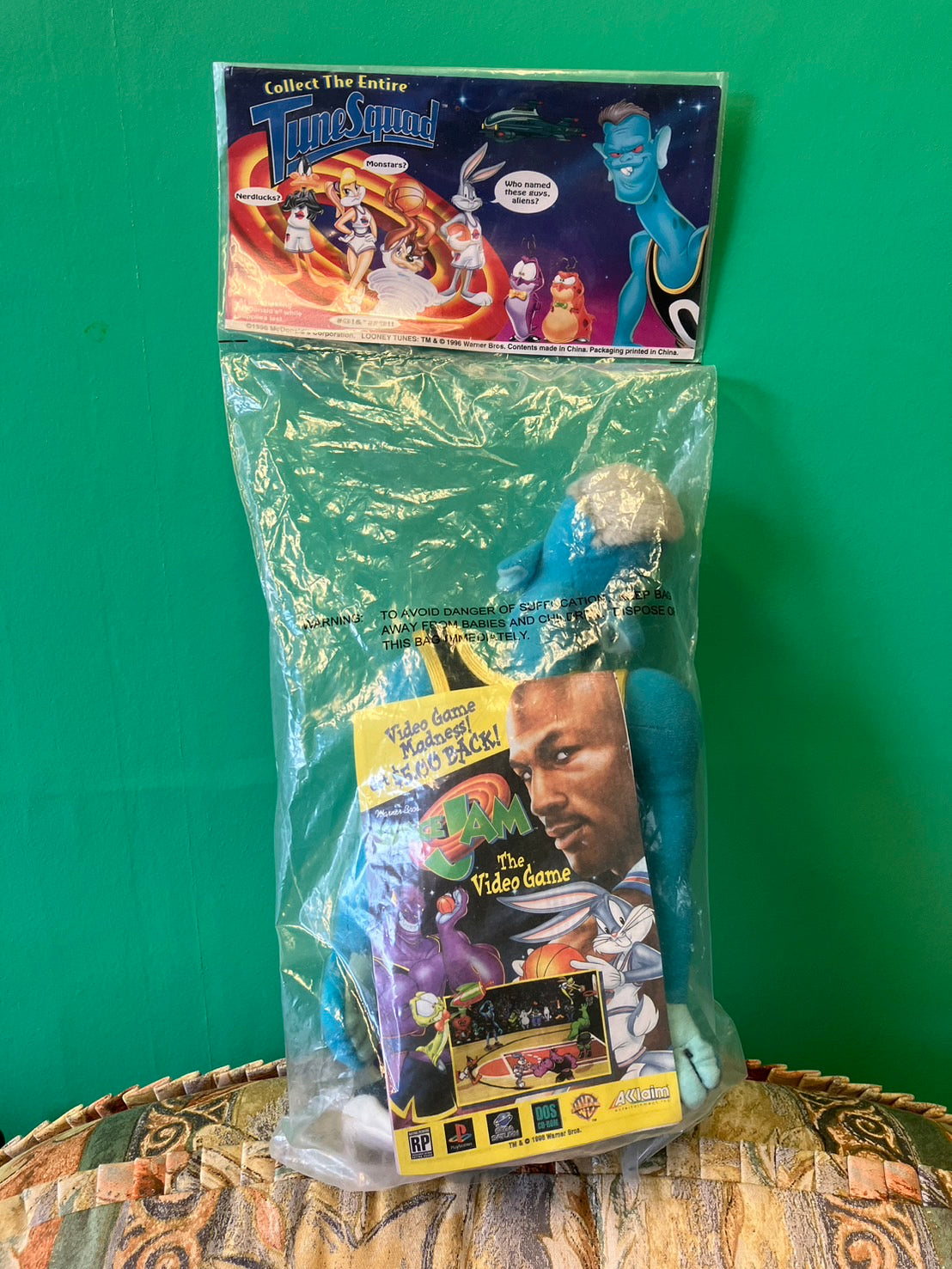 1996・Space Jam・Looney Tunes・Blanko / スペース ジャム・ブランコ・人形・ぬいぐるみ