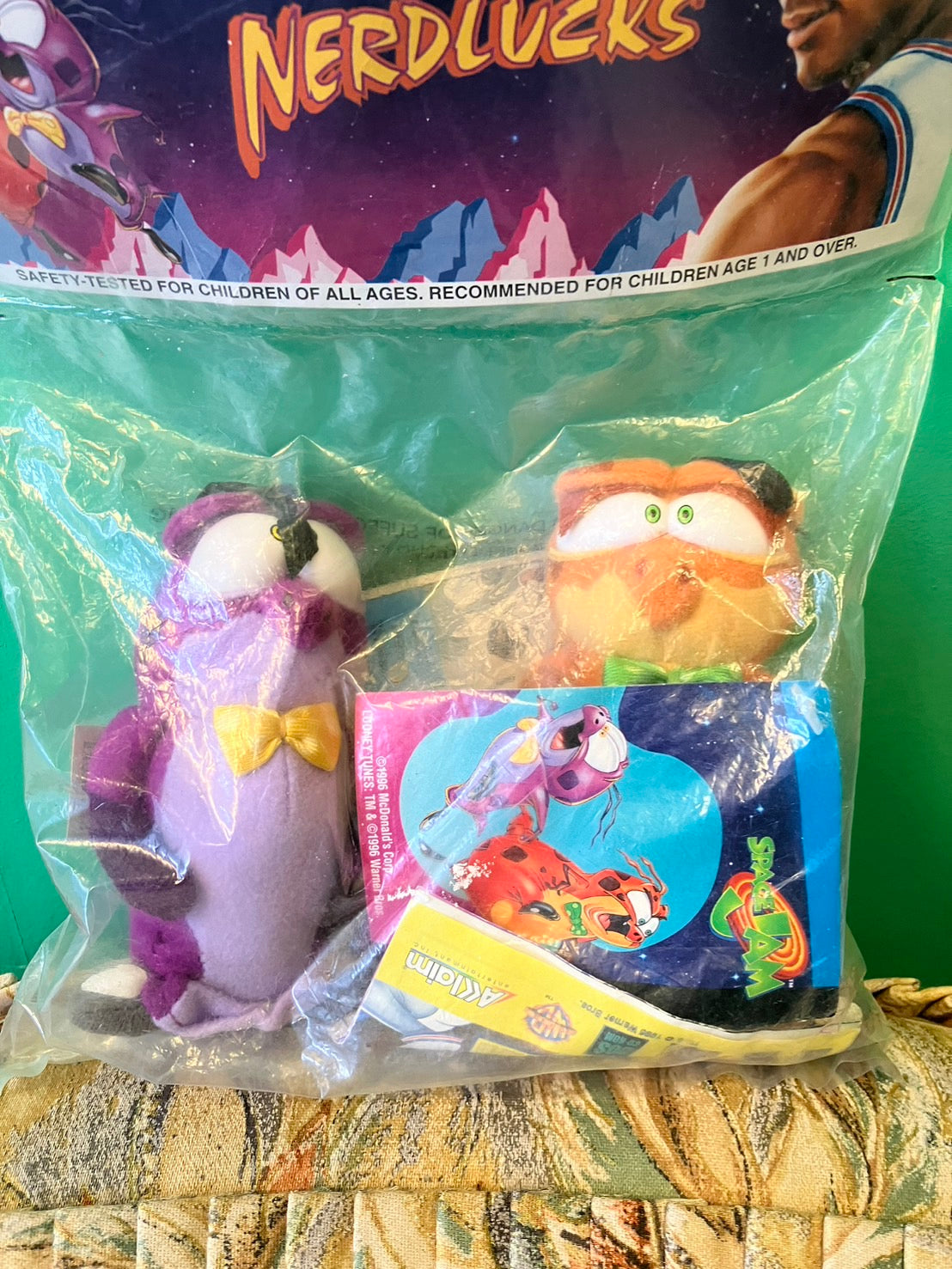 1996・Space Jam・Looney Tunes・Nerdlucks / スペース ジャム・ナードラックス・人形・ぬいぐるみ