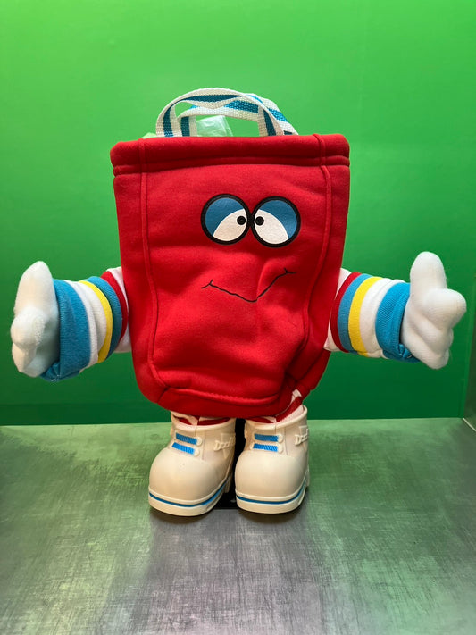 DOOFFLES・Red・Bag・Plush/ ドゥーフルズ・レッド・バッグ・ぬいぐるみ
