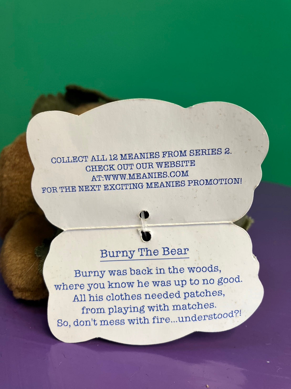 Meanies・Burny The Bear・Plush / ミーニーズ・バーニー ザ ベア・ぬいぐるみ
