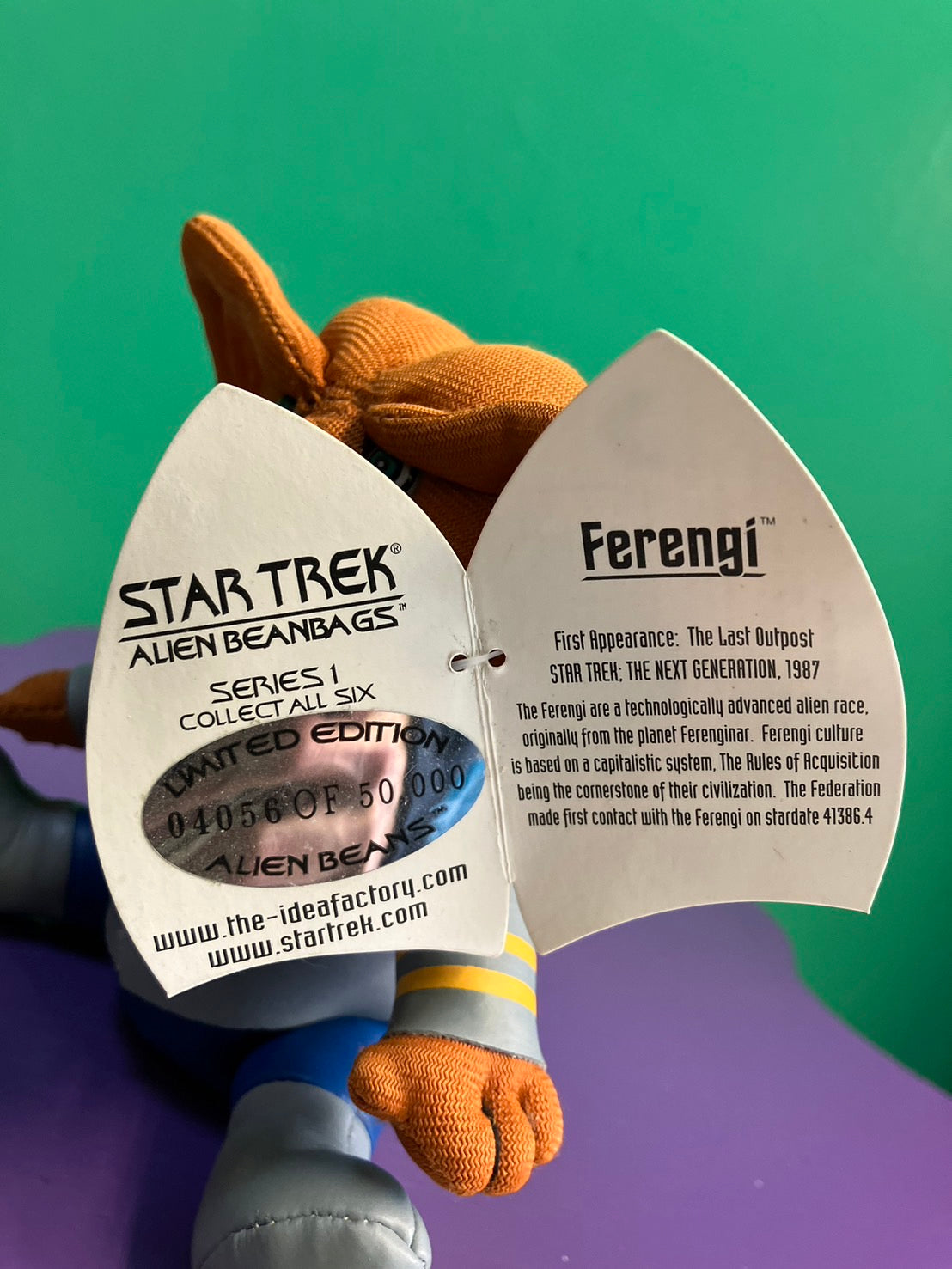 STAR TREK ALIEN BEANBAGS・Ferengi / スタートレック・エイリアンビーンバッグ・フェレンギ人