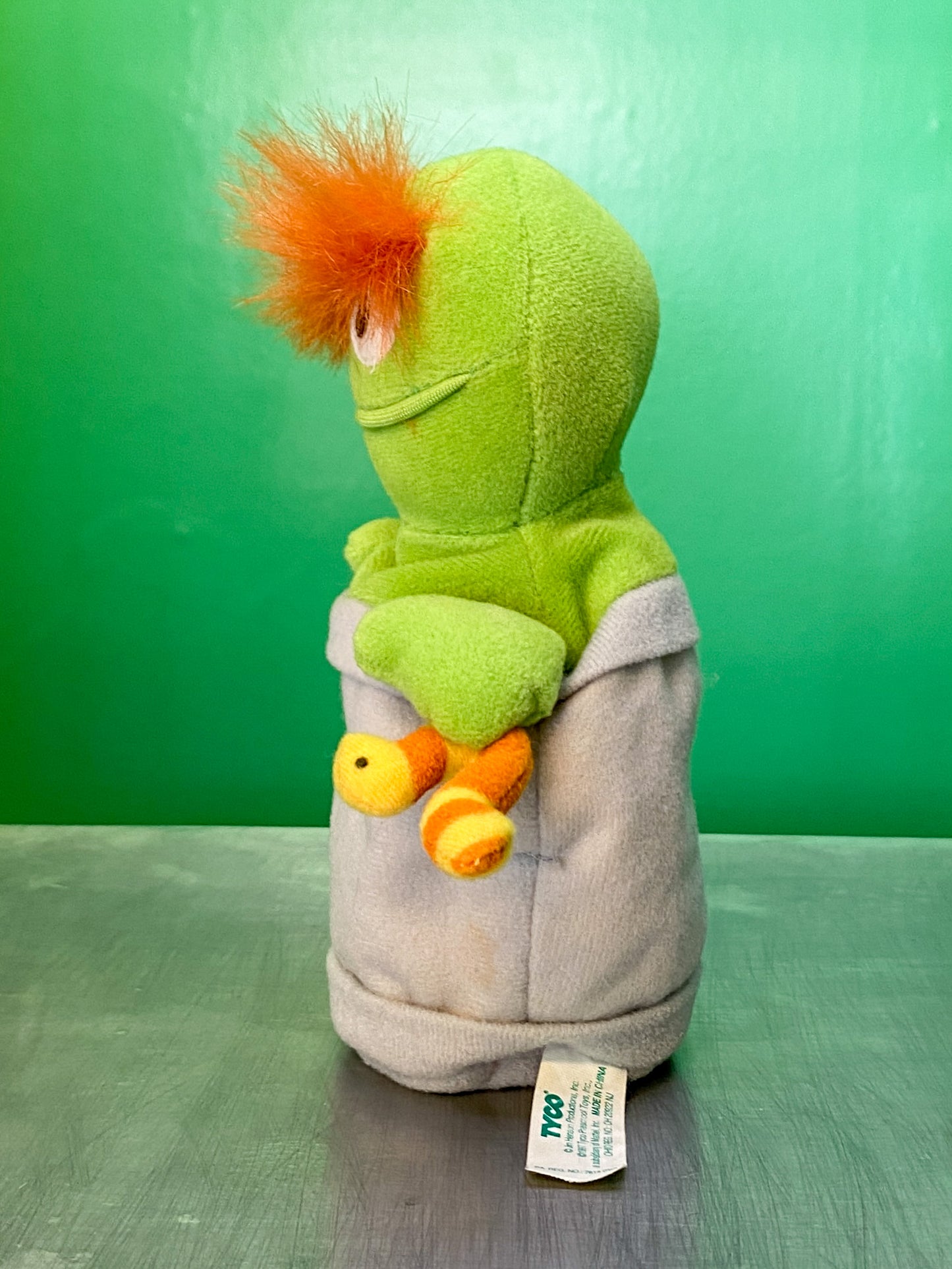TYCO・SESAME STREET・Beans Plush / セサミストリート・オスカー・ぬいぐるみ