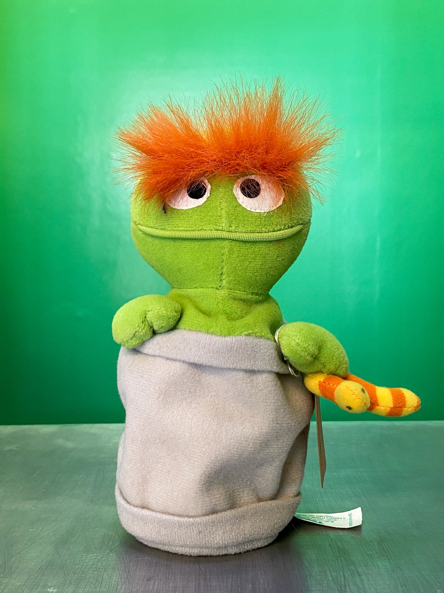 TYCO・SESAME STREET・Beans Plush / セサミストリート・オスカー・ぬいぐるみ