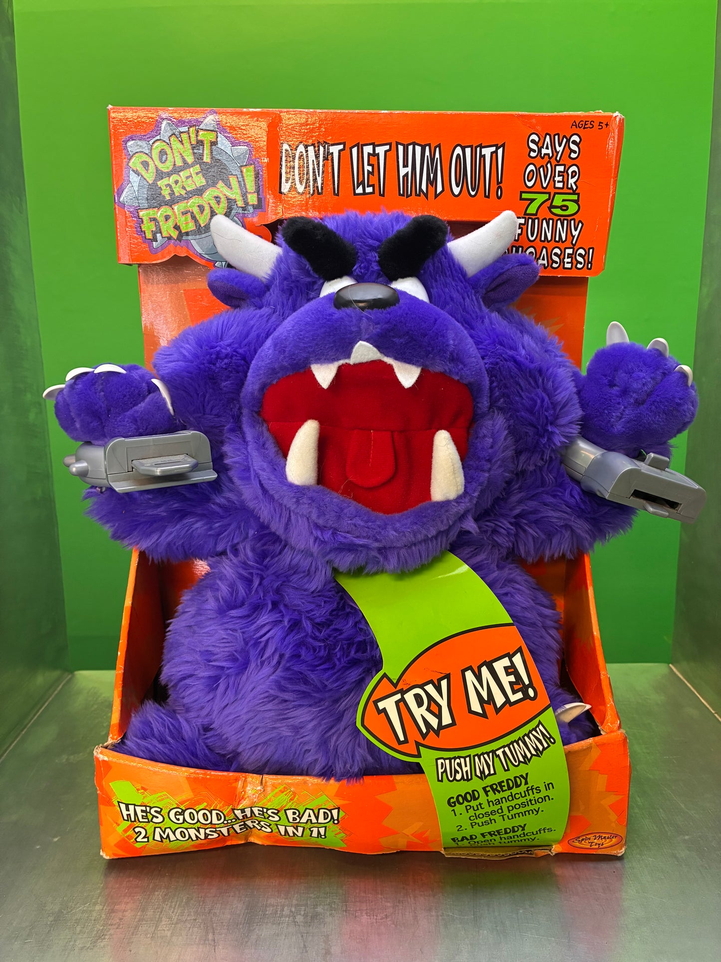 2001・Spinmaster・Don't free freddy・Plush / スピンマスター・フレディー・ぬいぐるみ
