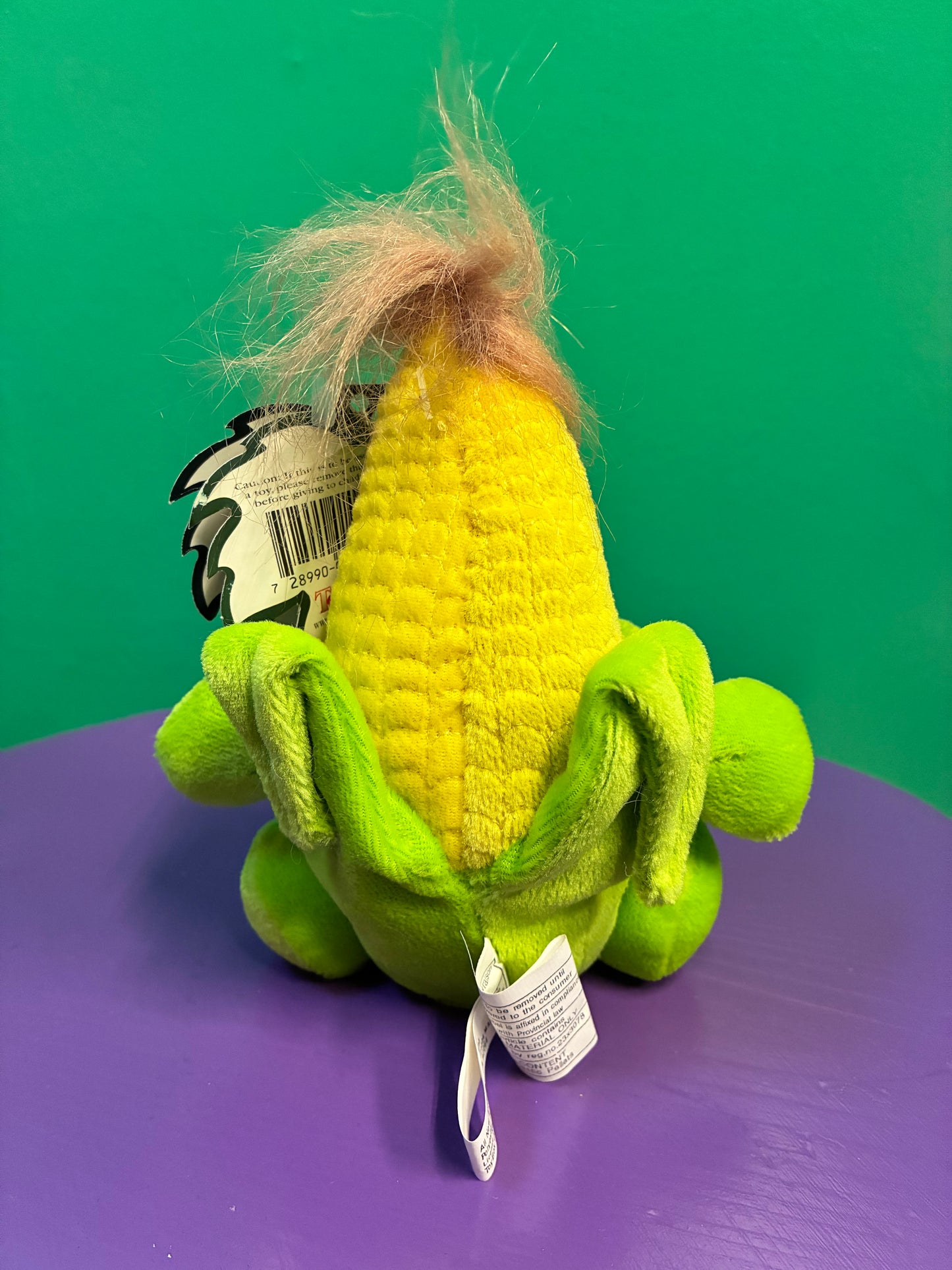 1990's・Veggie Friend Seedies・Corny on the Cob・Beanbag Plush / ベジフレンズ・とうもろこし・コーン・ぬいぐるみ