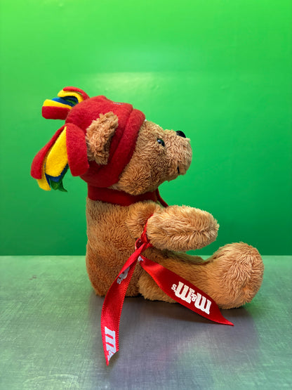 Galerie・M&M’S・Bear・Red・Plush / エムアンドエムズ ワールド・熊・ベアー・レッド マフラー・ぬいぐるみ