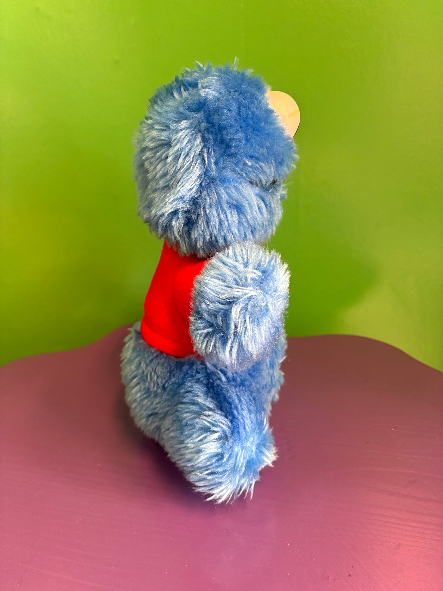 1983・Playskool・Sesame Street・Cookie Monster・Plush・セサミストリート・クッキーモンスター・ぬいぐるみ