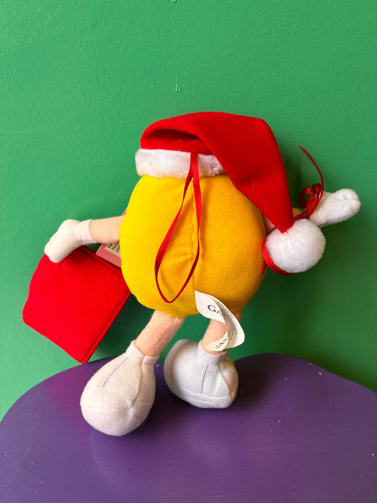 Galerie・M&M’S・Yellow・Santa Hat・Plush / エムアンドエムズ・イエロー・クリスマス・サンタ帽・ぬいぐるみ