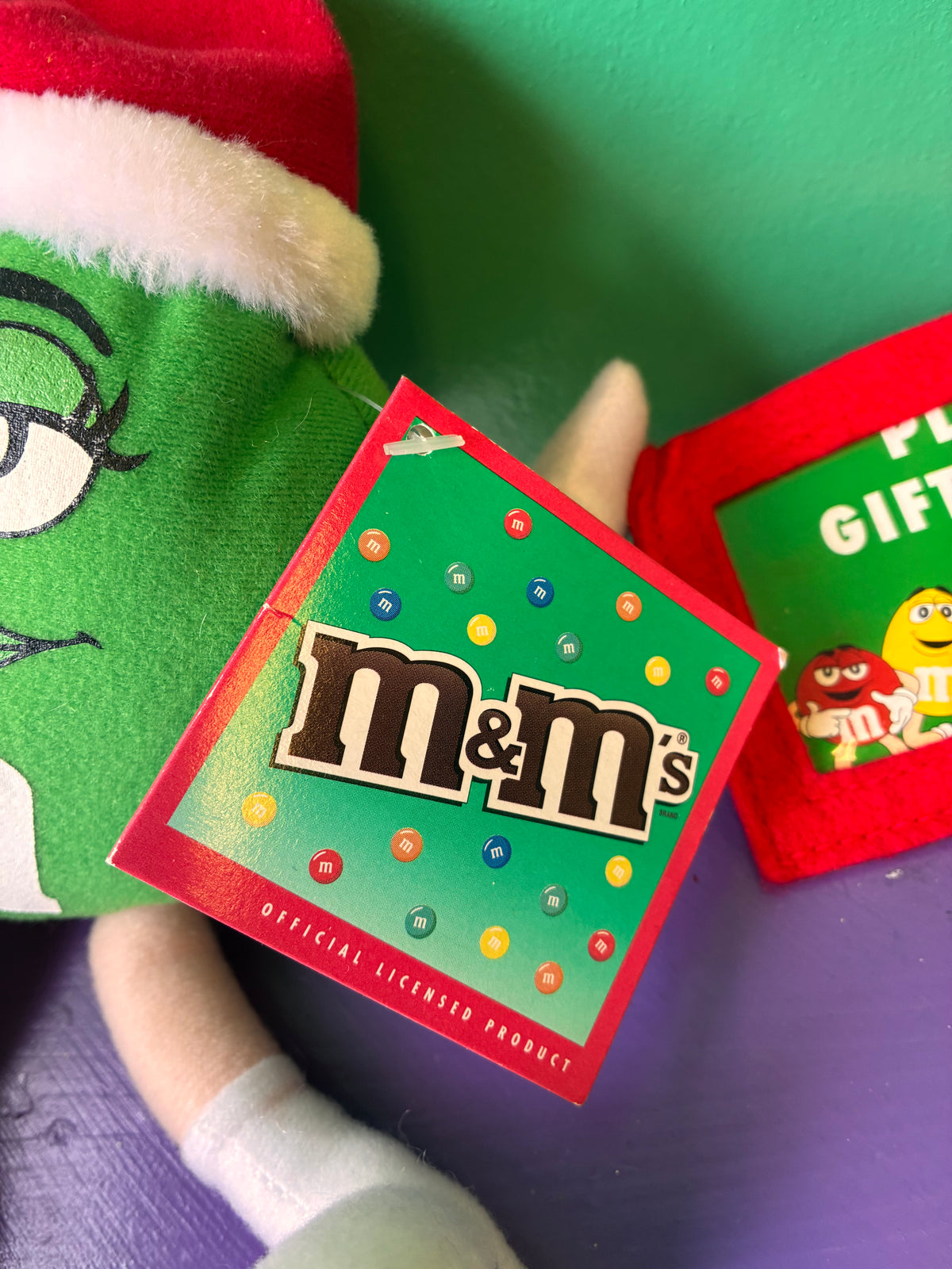 Galerie・M&M’S・Green・Santa Hat・Plush / エムアンドエムズ・グリーン・クリスマス・サンタ帽・ぬいぐるみ