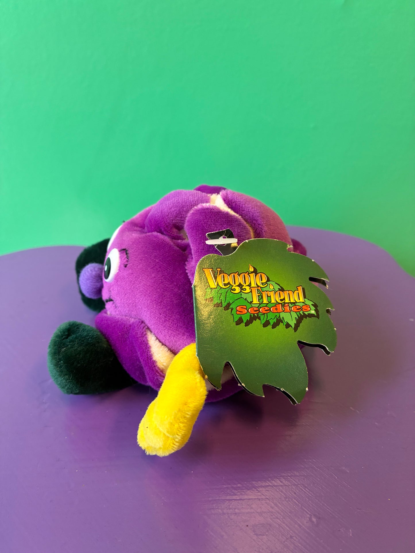 1990's・Veggie Friend Seedies・Cabby Cabbage・Beanbag Plush / ベジフレンズ・紫キャベツ・ぬいぐるみ