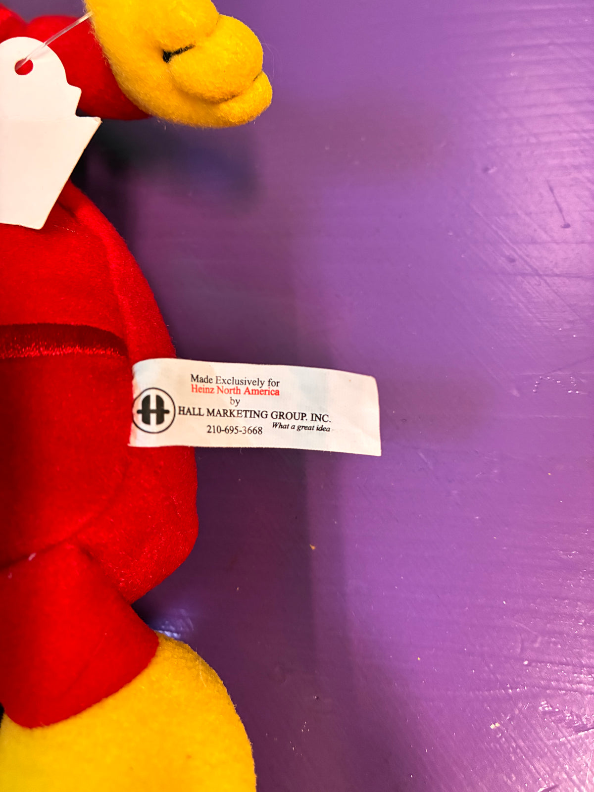 Heinz・EZ Squirt・Tomato Ketchup・Plush / ハインツ・イージースクワート・トマトケチャップ・ぬいぐるみ