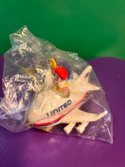 1991・McDonald's・Friendly Skies Meal・Meal Toy / マクドナルド・フレンドリー スカイズ ミール・ロナルド・ミールトイ